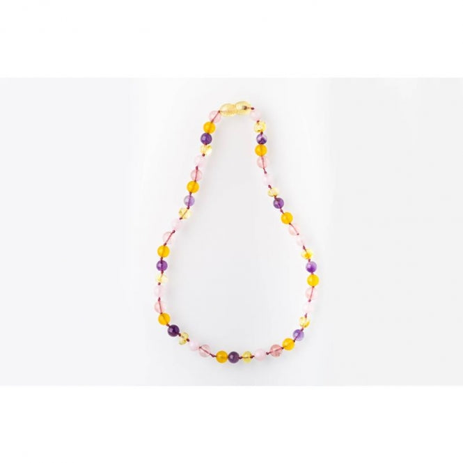 Kinder Bernstein-Kette 32cm Schutz novavida