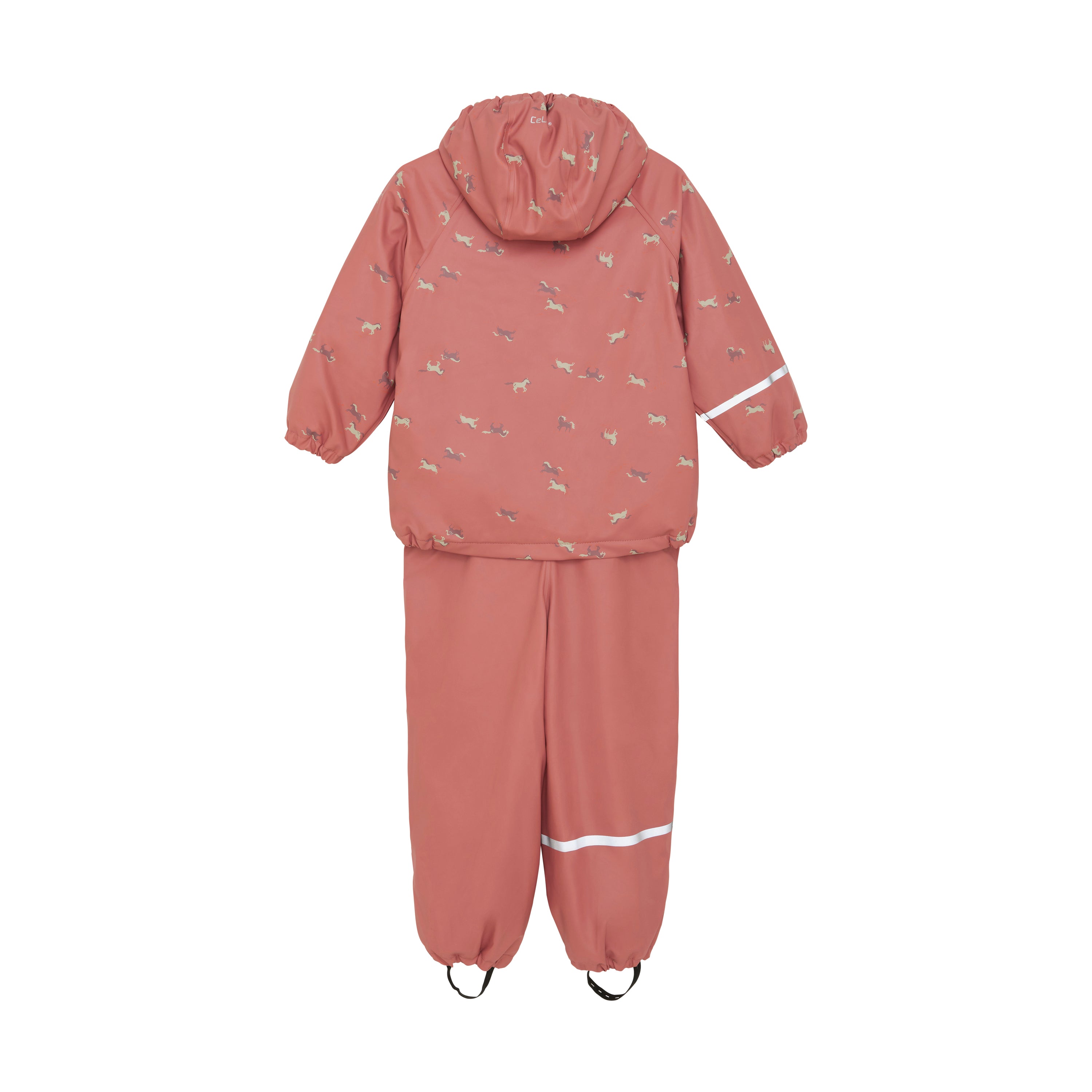 gefüttertes Regenset 2-teilig - Brick Dust CeLaVi