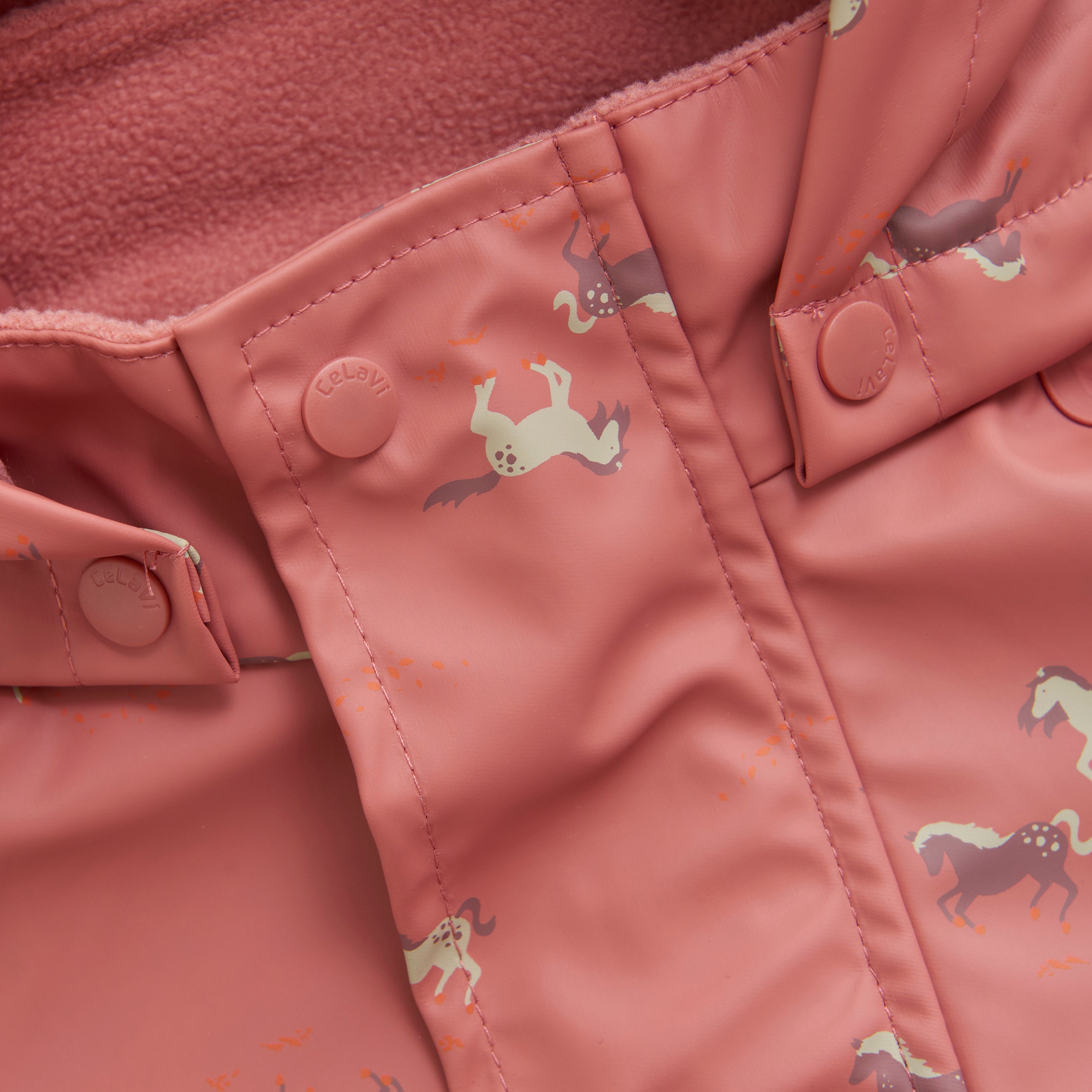 gefüttertes Regenset 2-teilig - Brick Dust CeLaVi