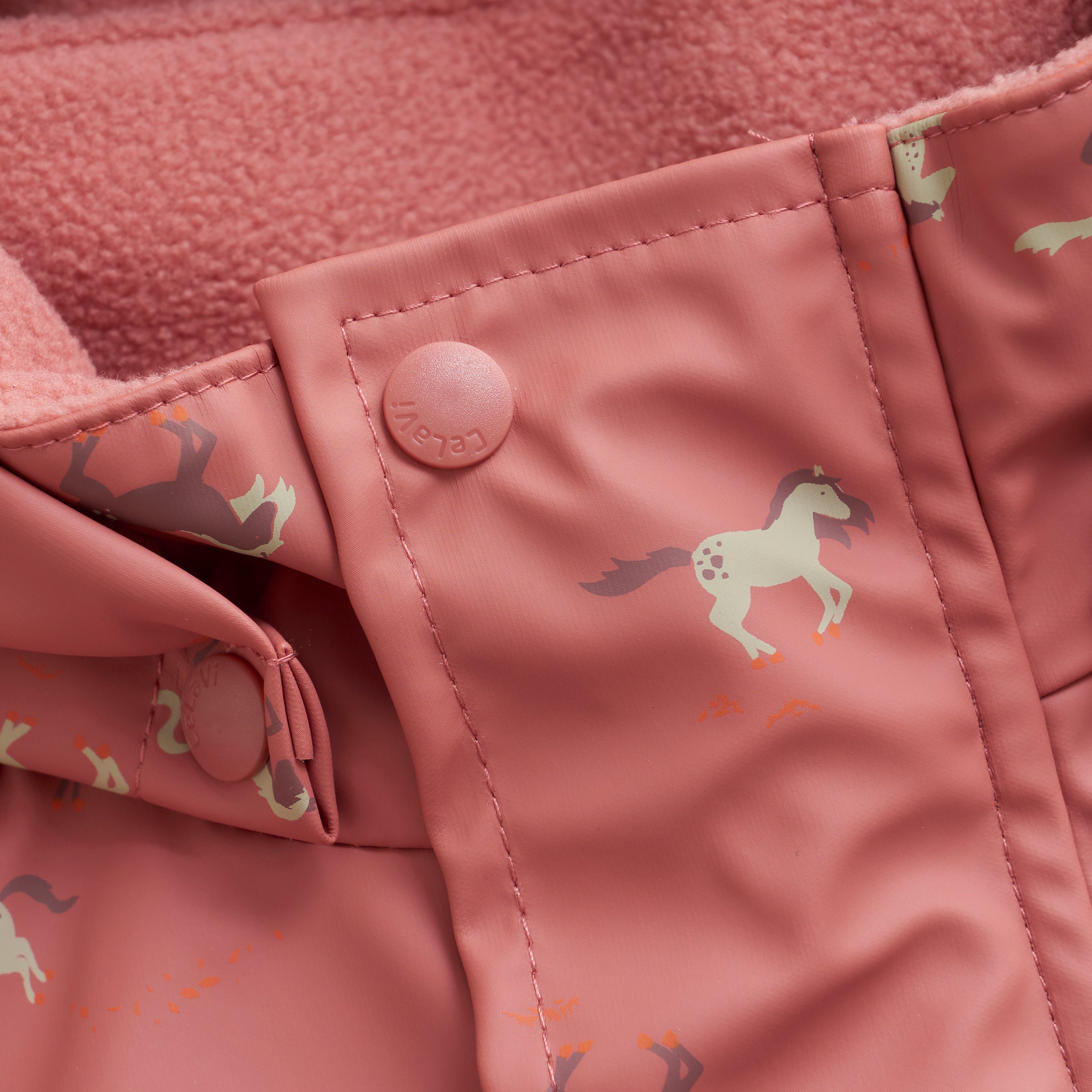 gefütterter Regenoverall CeLaVi - Brick Dust CeLaVi