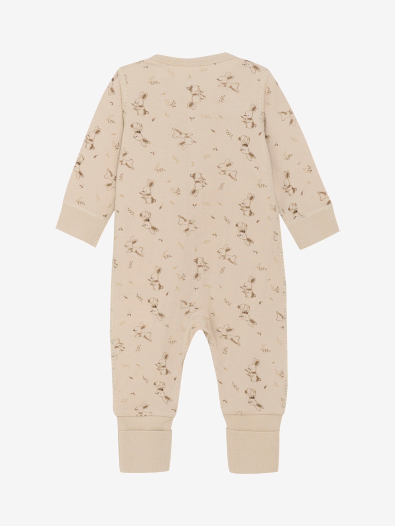 CeLaVi Spieler/Pyjama Wolle/Bambusviskose/Jumpsuit - Woodsmoke - Häsli CeLaVi