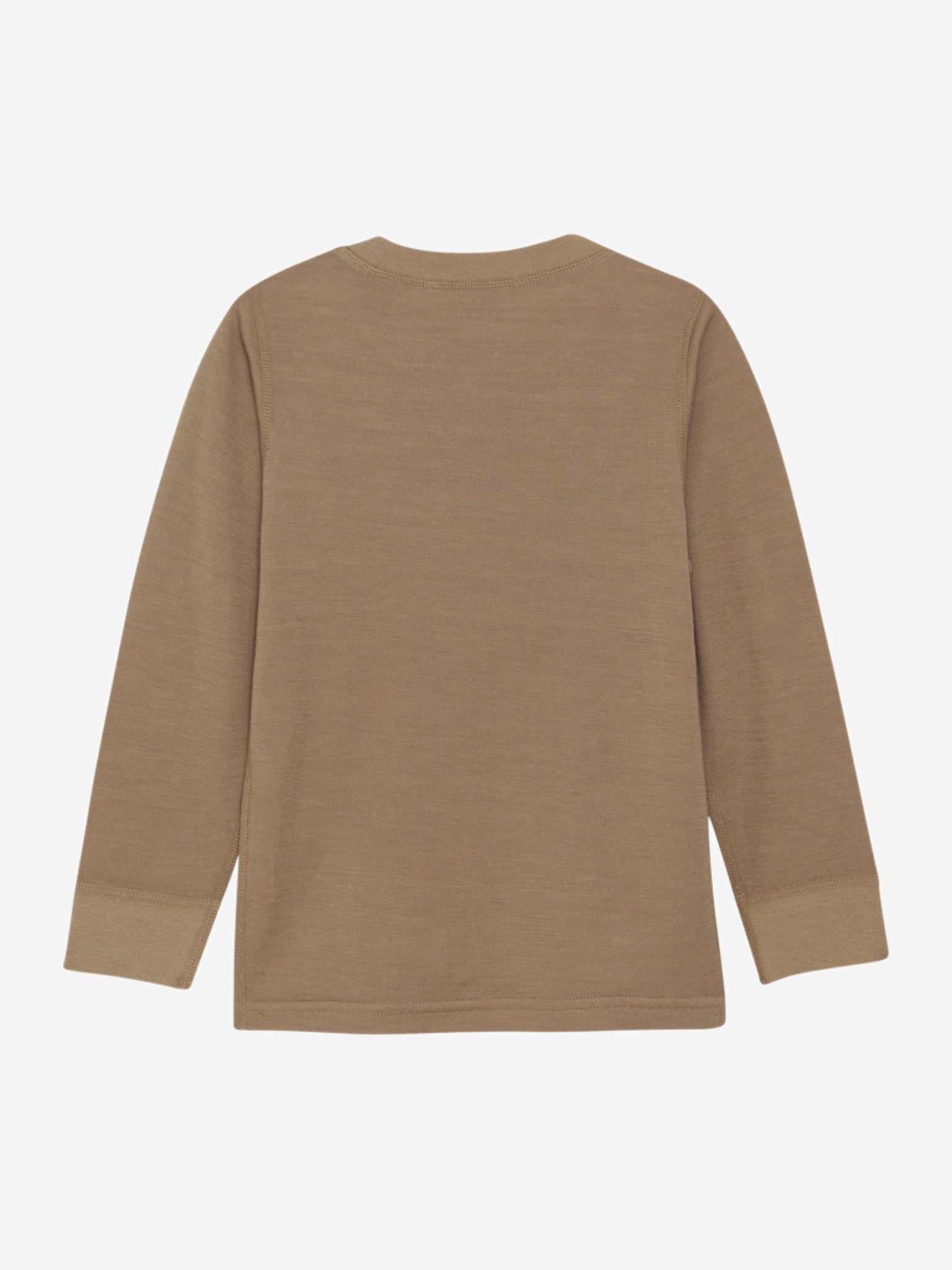 CeLaVi Langarm-Shirt Wolle/Bambusviskose - Woodsmoke CeLaVi