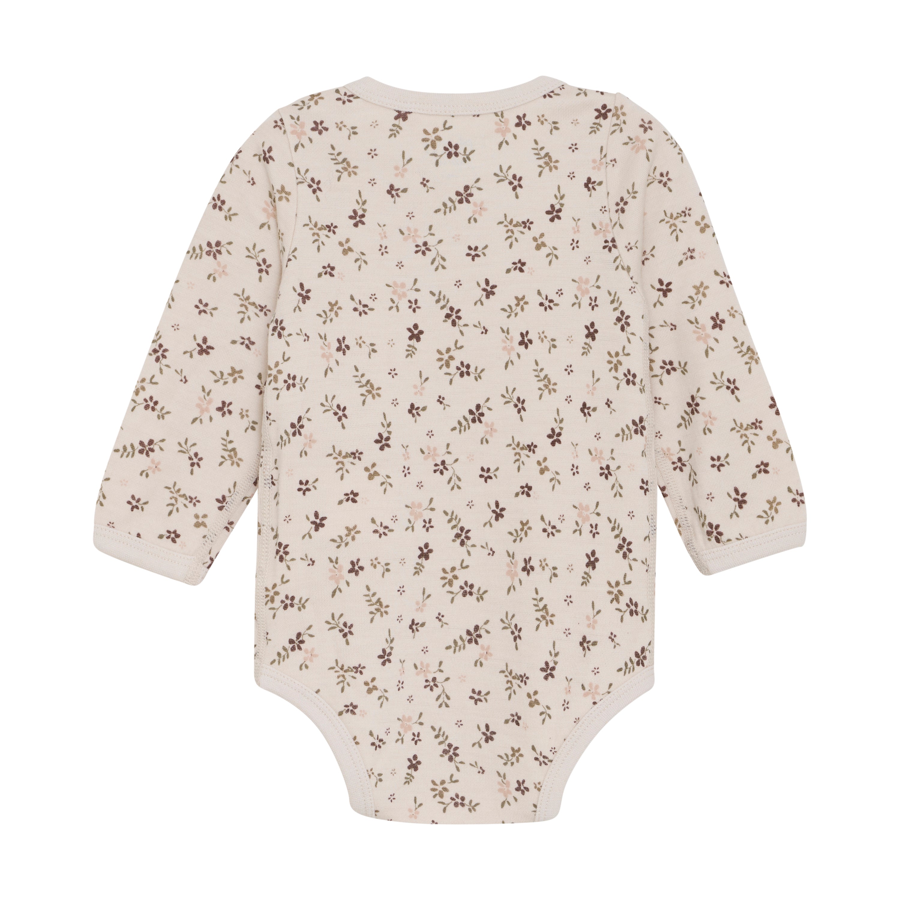 CeLaVi Langarm-Body Wolle/Bambusviskose - Marron CeLaVi