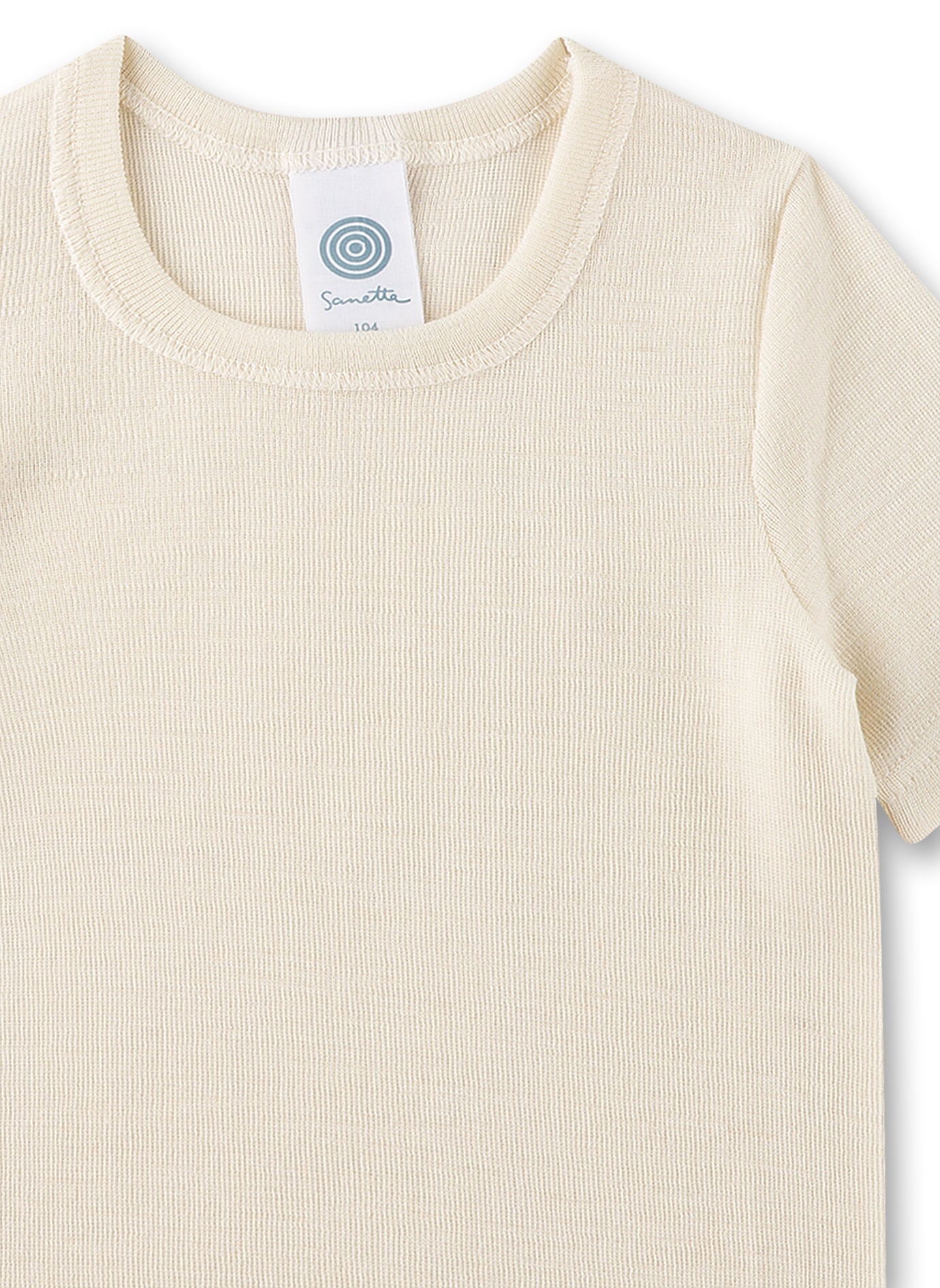 Sanetta kurzarm Shirt - creme Sanetta