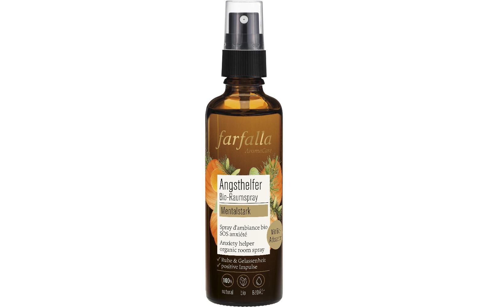 Farfalla Bio-Raumspray " Angsthelfer - Mentalstark" 75ml farfalla