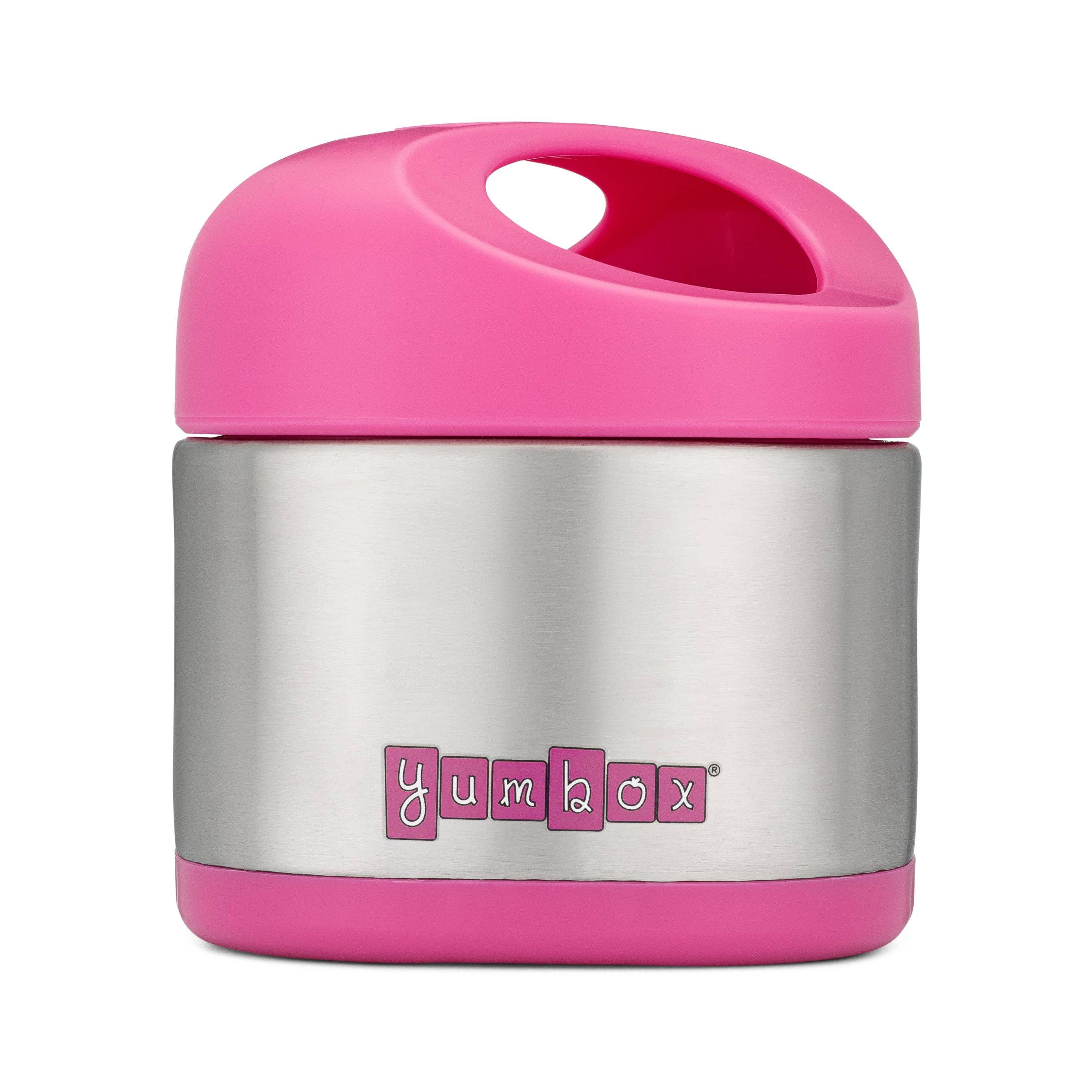 Yumbox Cubi Thermo-Essensbehälter für Kinder - Einfach zu tragen und zu öffnen, 10 oz - Beerenpink Yumbox