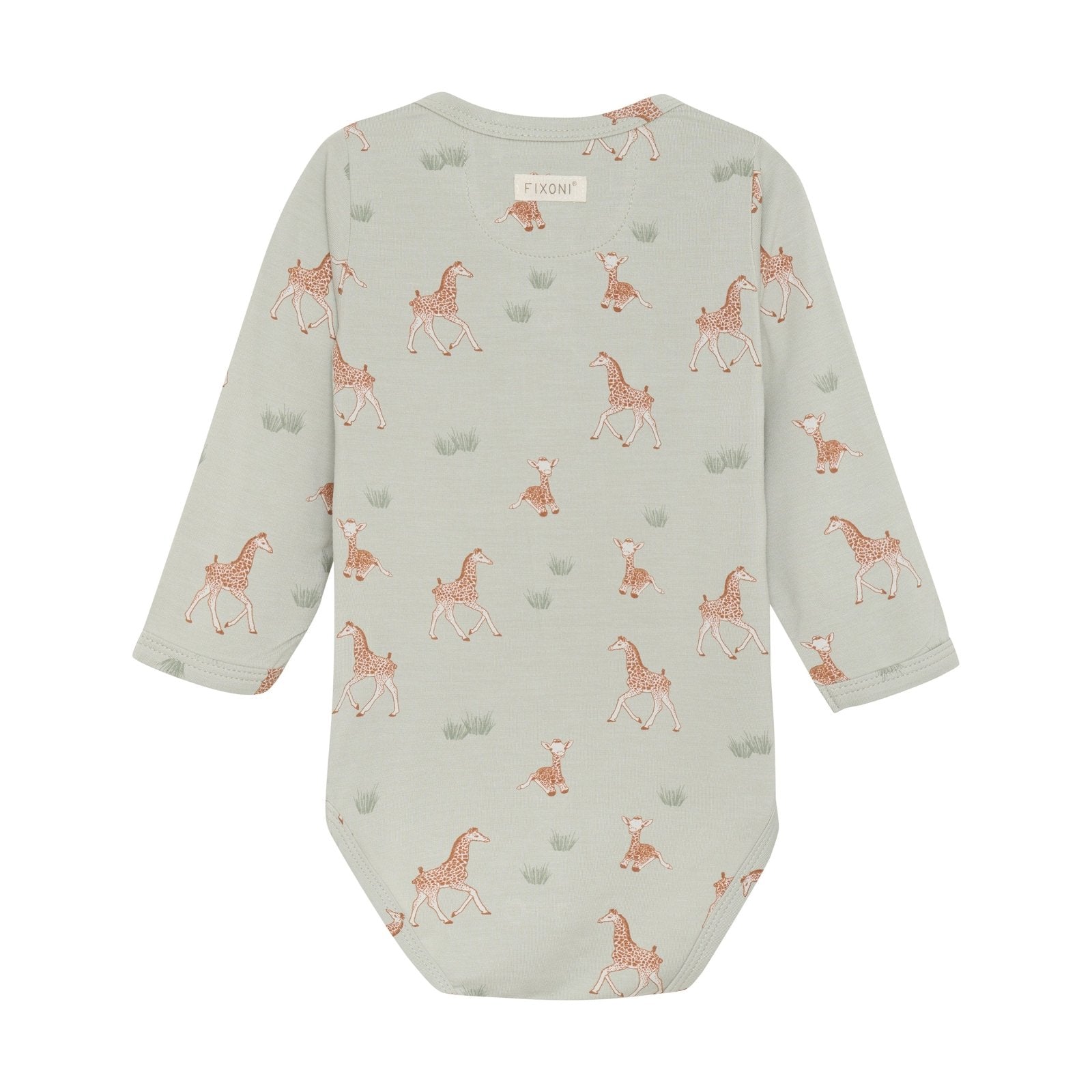 Fixoni Bambus Body langarm - Mineral Gray fixoni