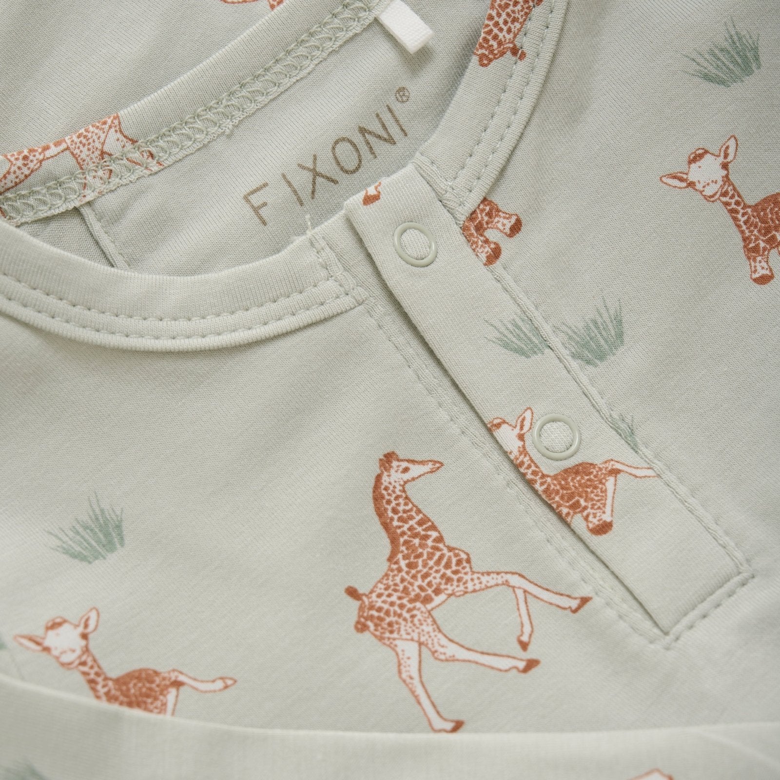 Fixoni Bambus Body langarm - Mineral Gray fixoni