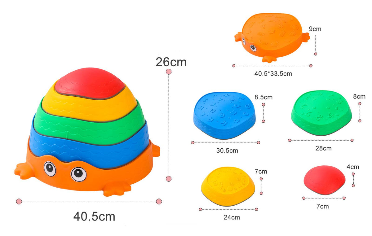 Balancier-Steine für Kinder – 5 stapelbare Teile