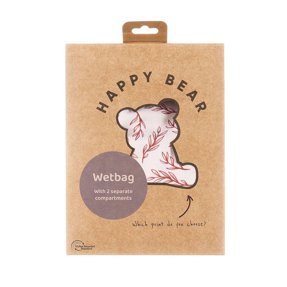 Happy Bear Wetbag | Zwei Fächer | 30x40cm | Twiggy HappyBear Diapers