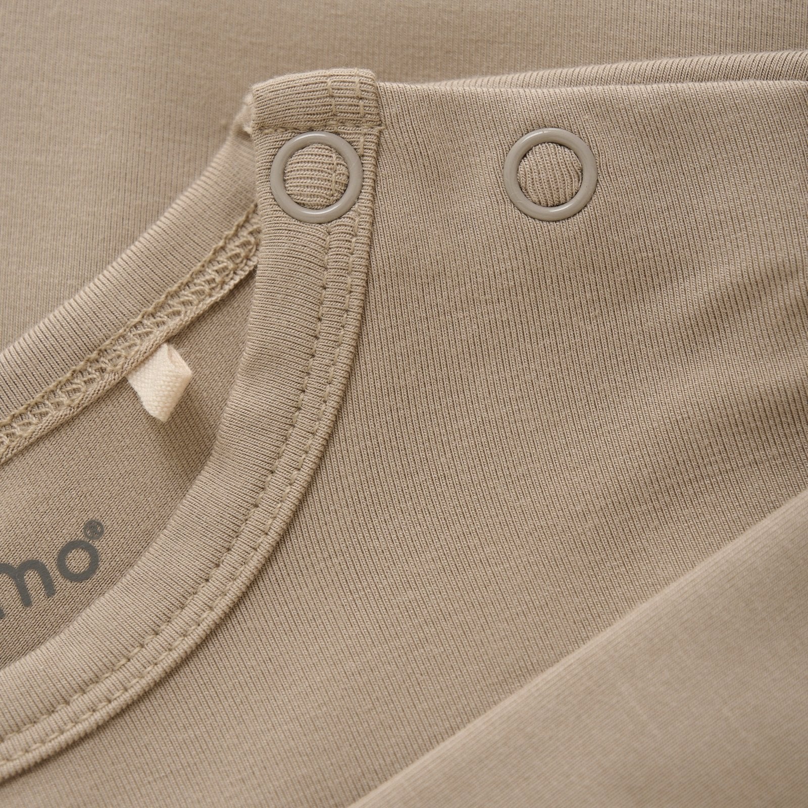 Minymo Bambusbody langarm - simply taupe Minymo