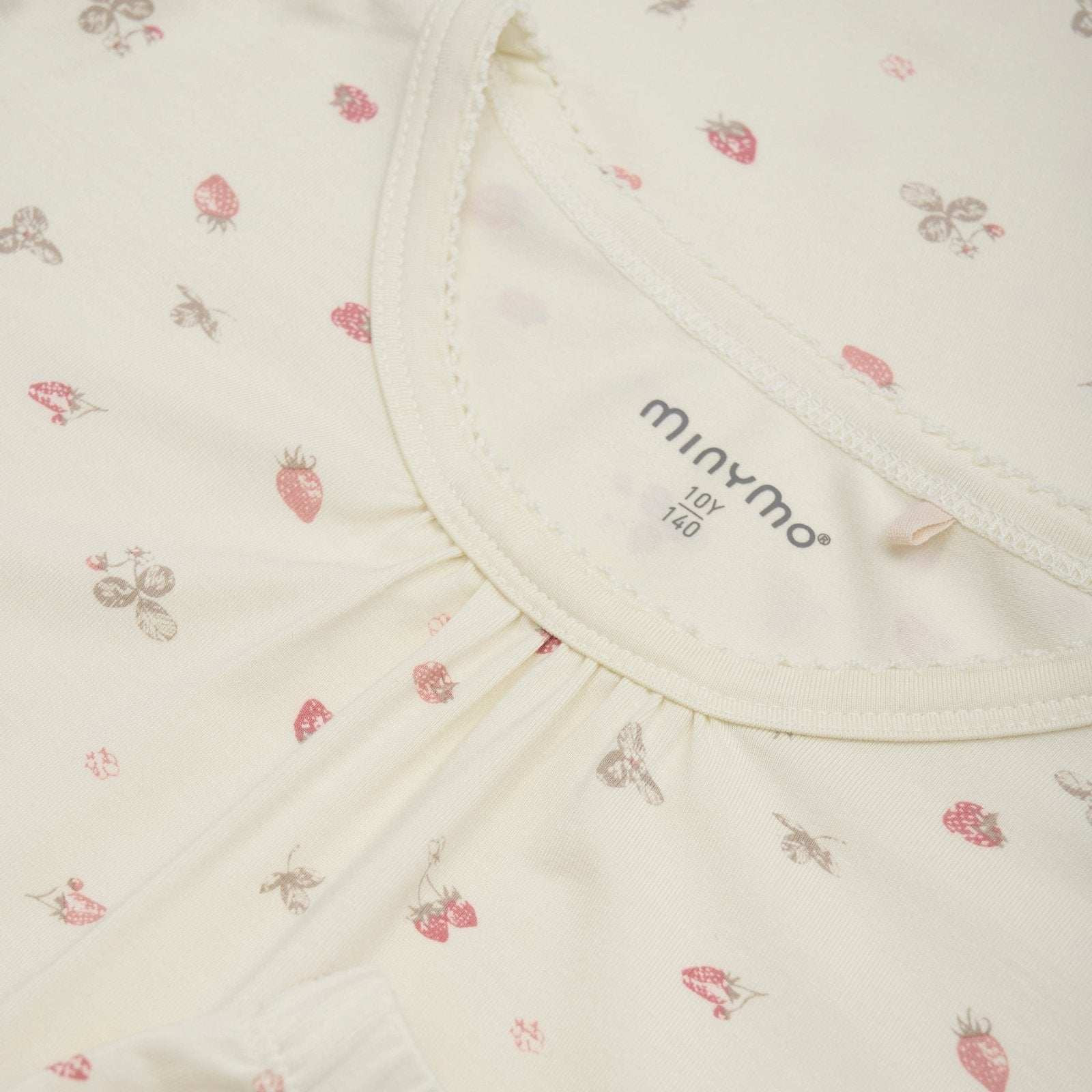 Minymo Bambus Pyjama Mädchen - Strawberry Ice Minymo