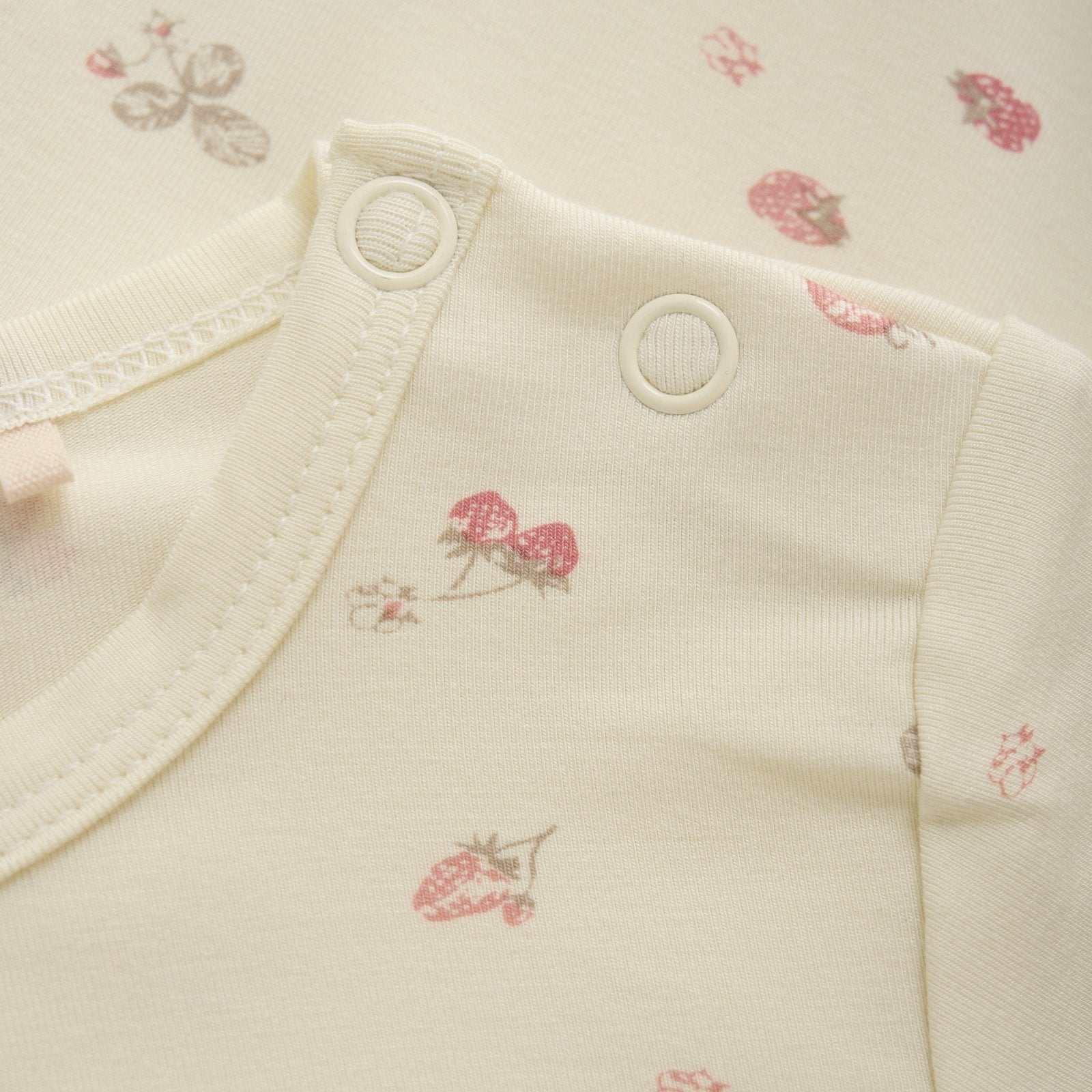 Minymo Bambusbody kurzarm - Strawberry Ice Minymo