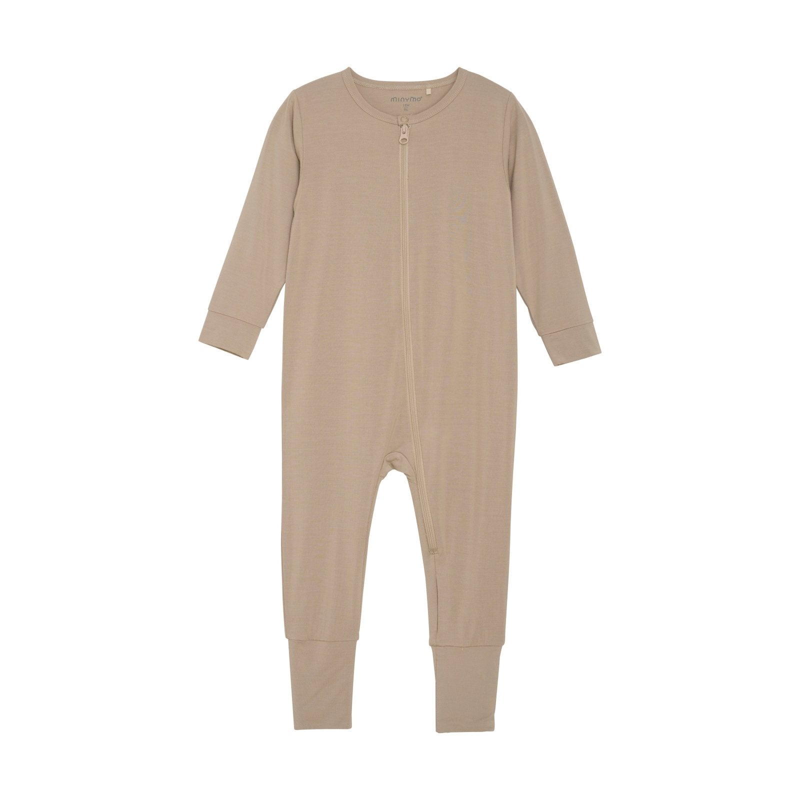 Bambus Jumpsuit / Pyjama Minymo - Warm Taupe Minymo