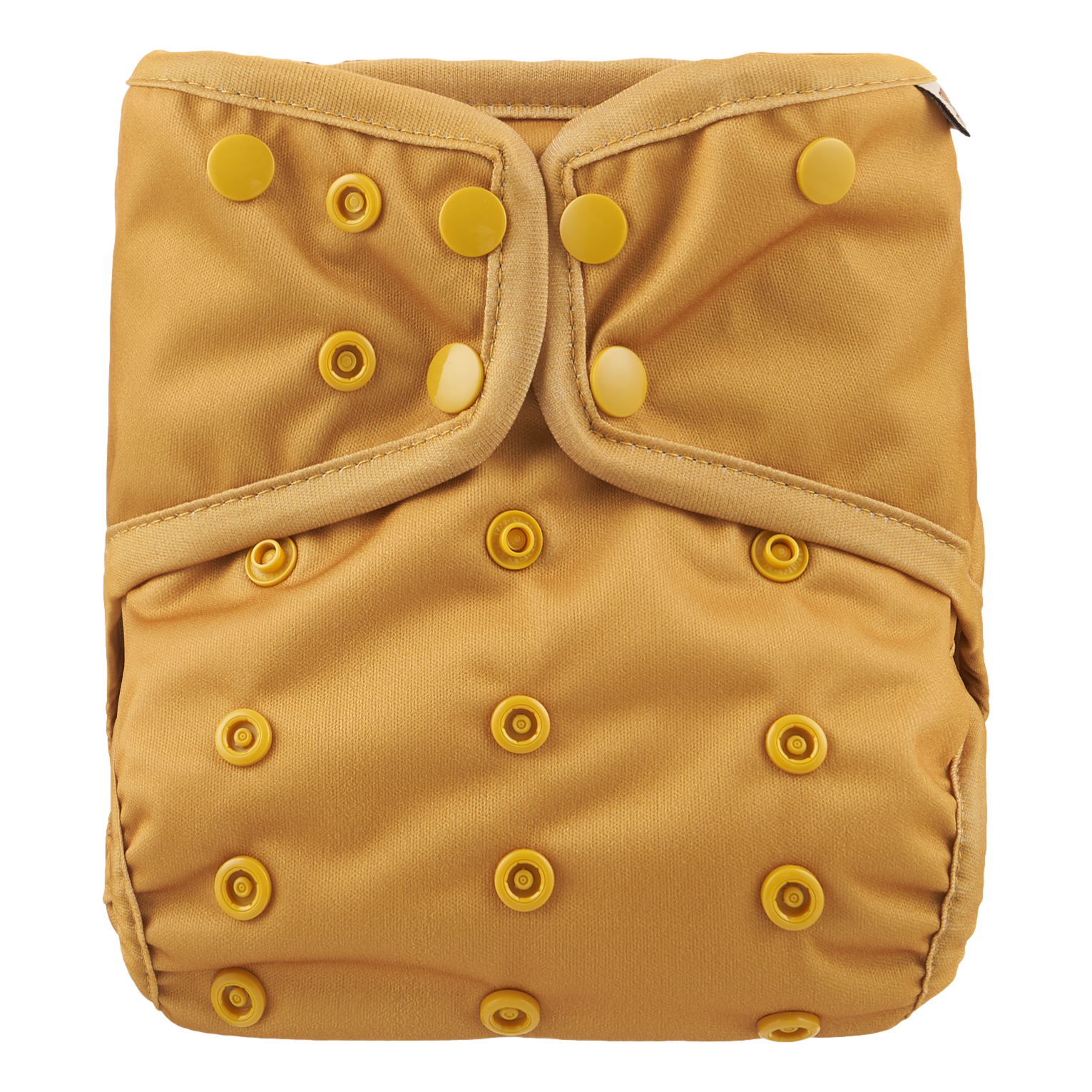 Happy Bear Windelhülle | Zweiteilige Stoffwindel | Druckknöpfe | Ocker HappyBear Diapers