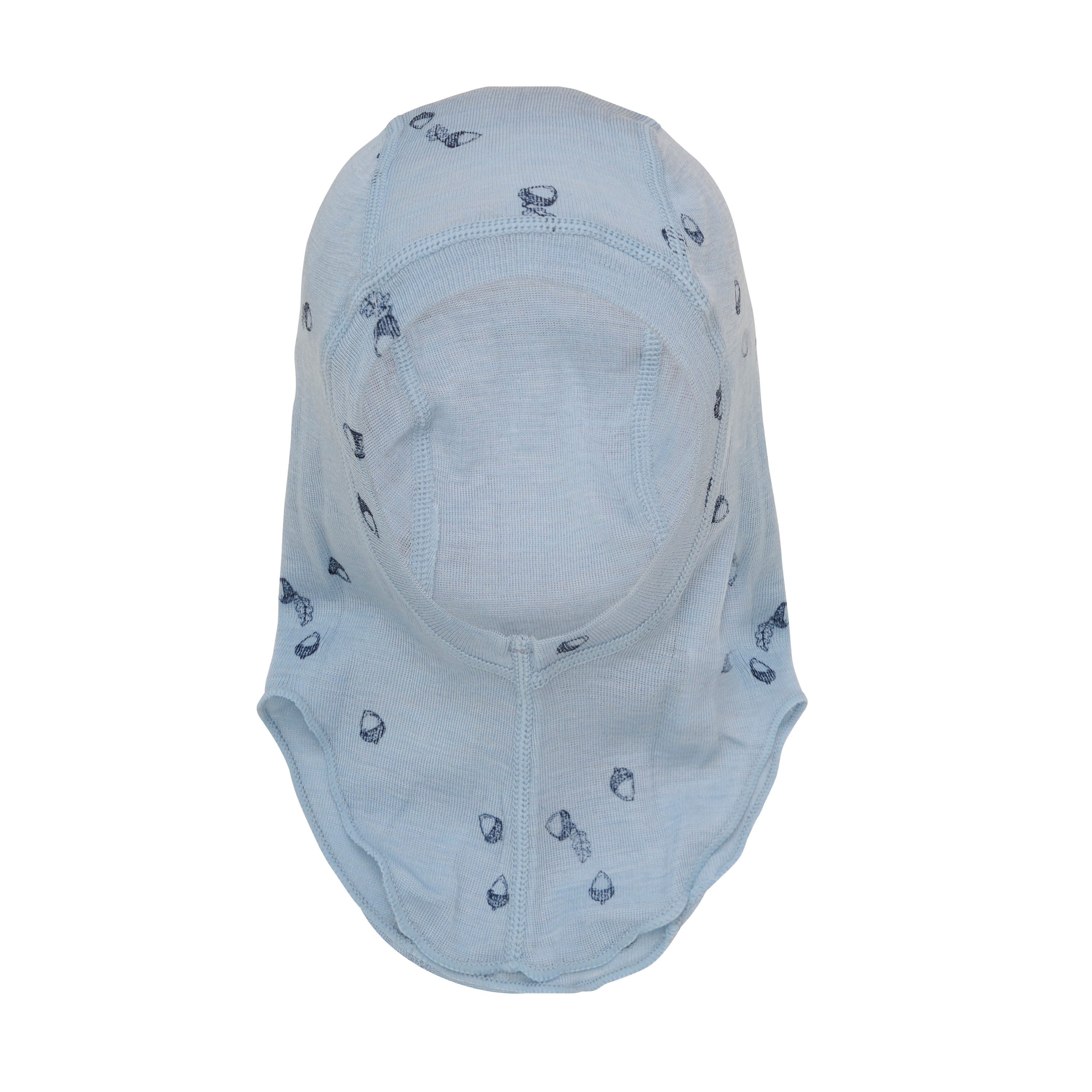 Fixoni Woll-Seide Sturmhaube - blue fog fixoni