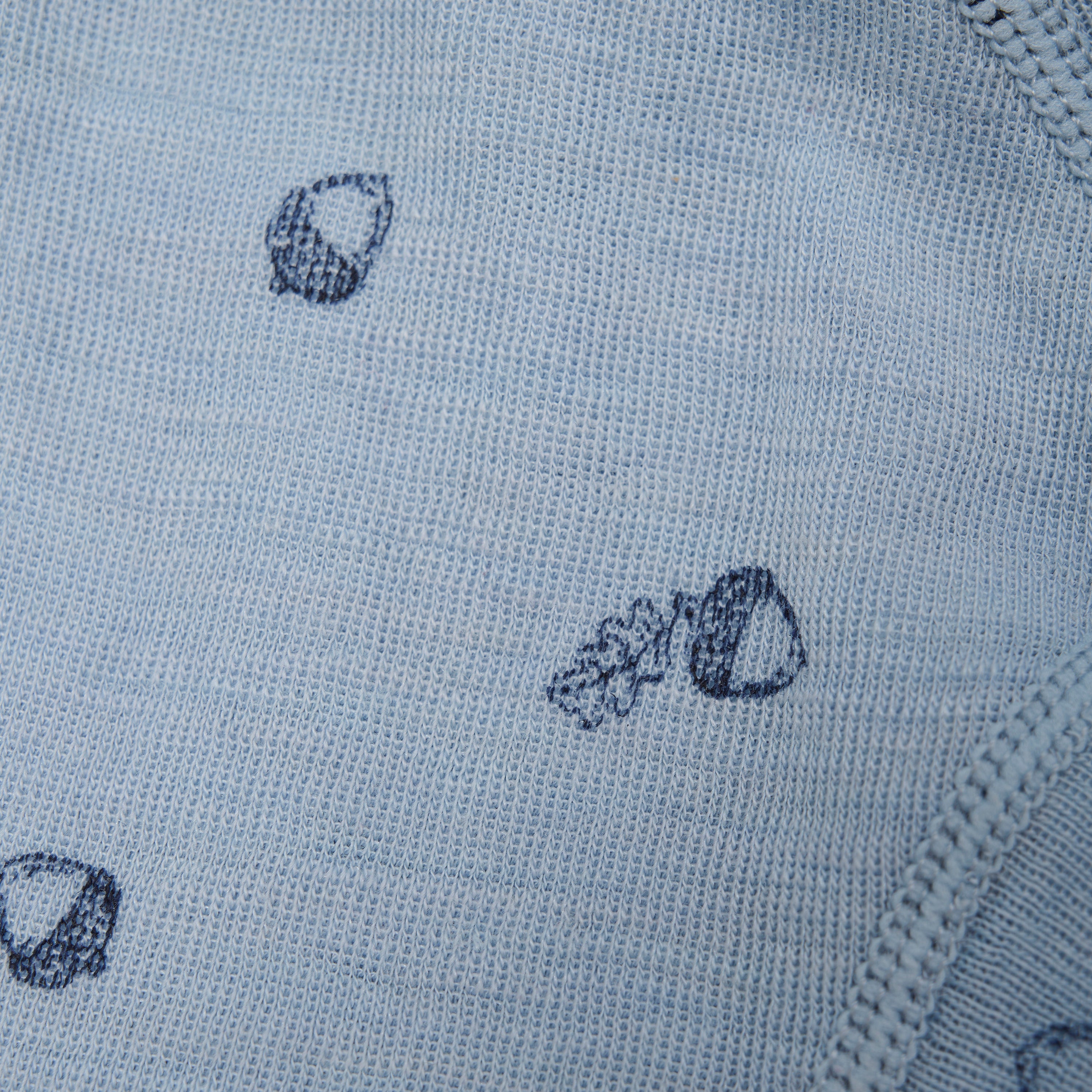 Fixoni Woll-Seide Sturmhaube - blue fog fixoni