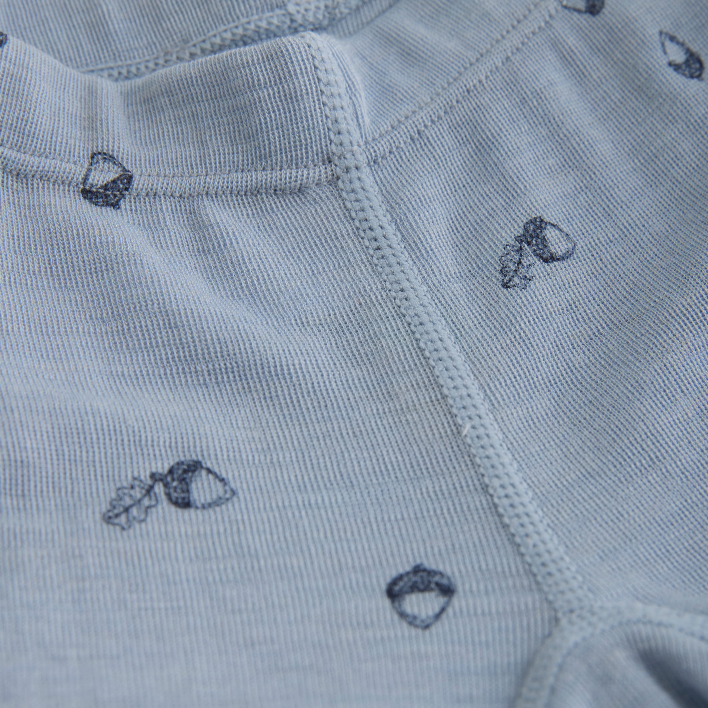 Fixoni Woll-Seide Leggings - Blue Fog fixoni