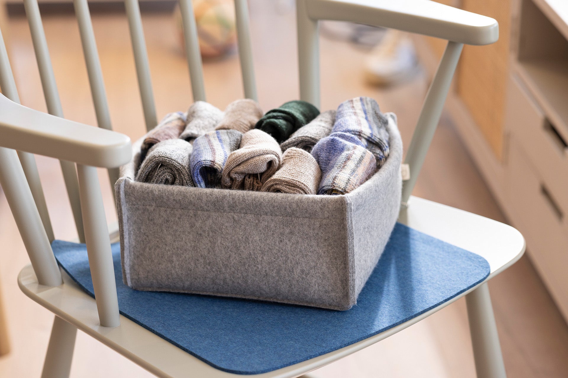 Disana Filzauflage 36x36 cm - olive Disana