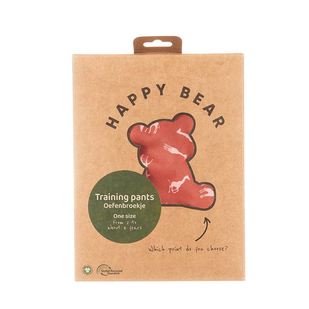 Happy Bear Trainingshose mit Stretch-Passform, Einheitsgröße 2—4 Jahre, Savanna HappyBear Diapers