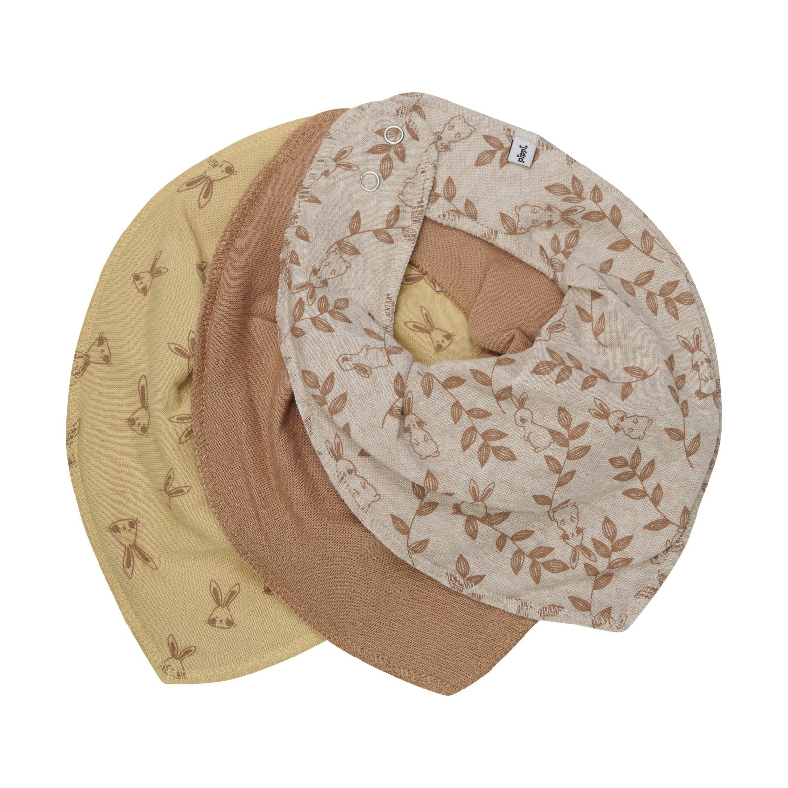 Pippi Dreieckstücher 3er Pack - Indian Tan pippi