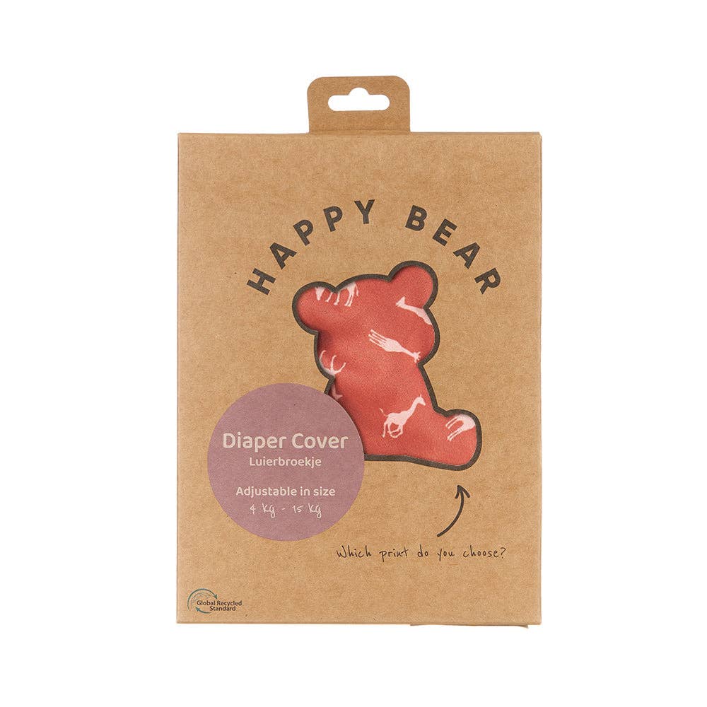 Happy Bear Windelhülle | Zweiteilige Stoffwindel | Snaps | Savanna HappyBear Diapers