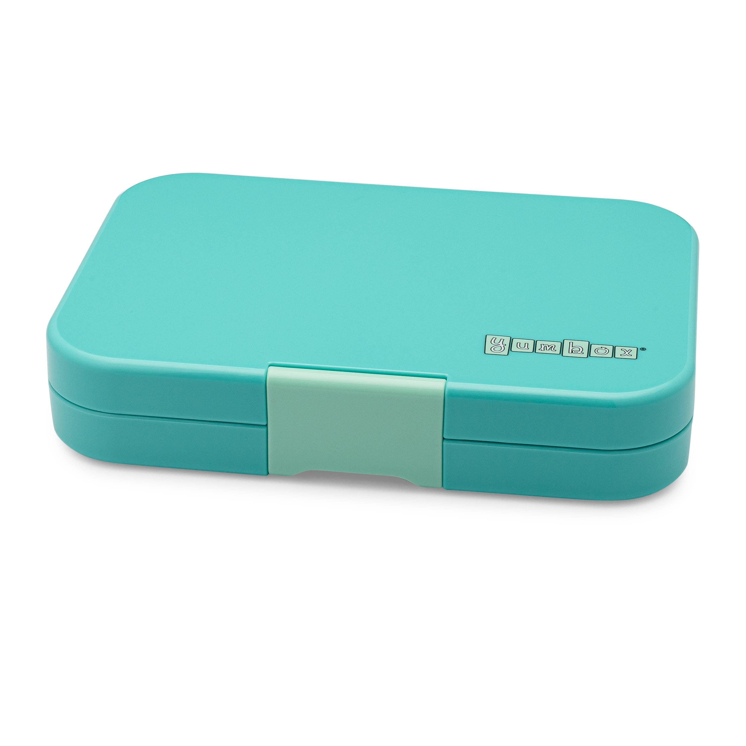 Yumbox Auslaufsichere Bento Box - Tapas Antibes Blue — 4 Fächer — Regenbogen - Tapas (XL) Yumbox