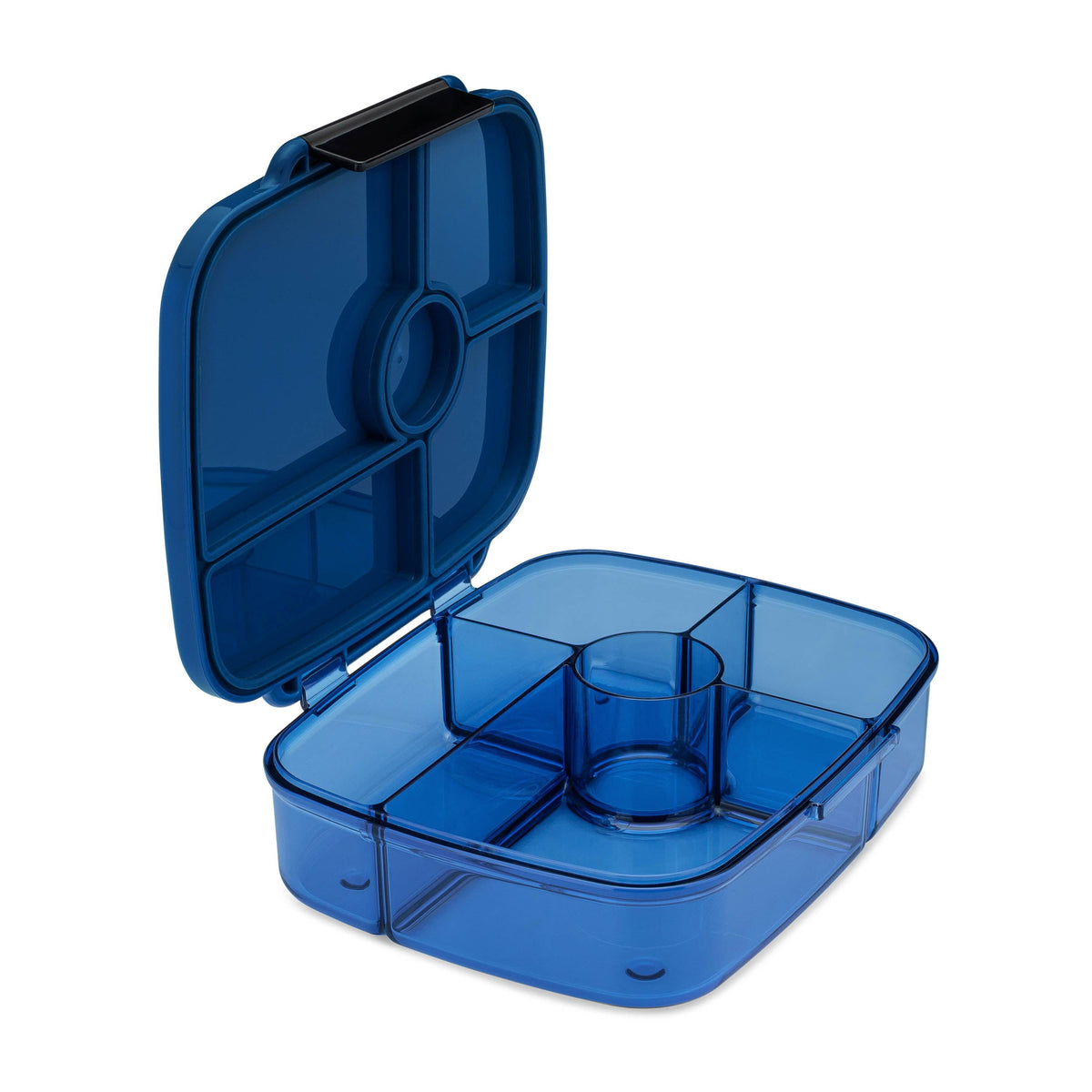 Yumbox Go - Auslaufsichere Bento-Box 5 Fächer Tiefe Lunchbox: Miami Blue Yumbox