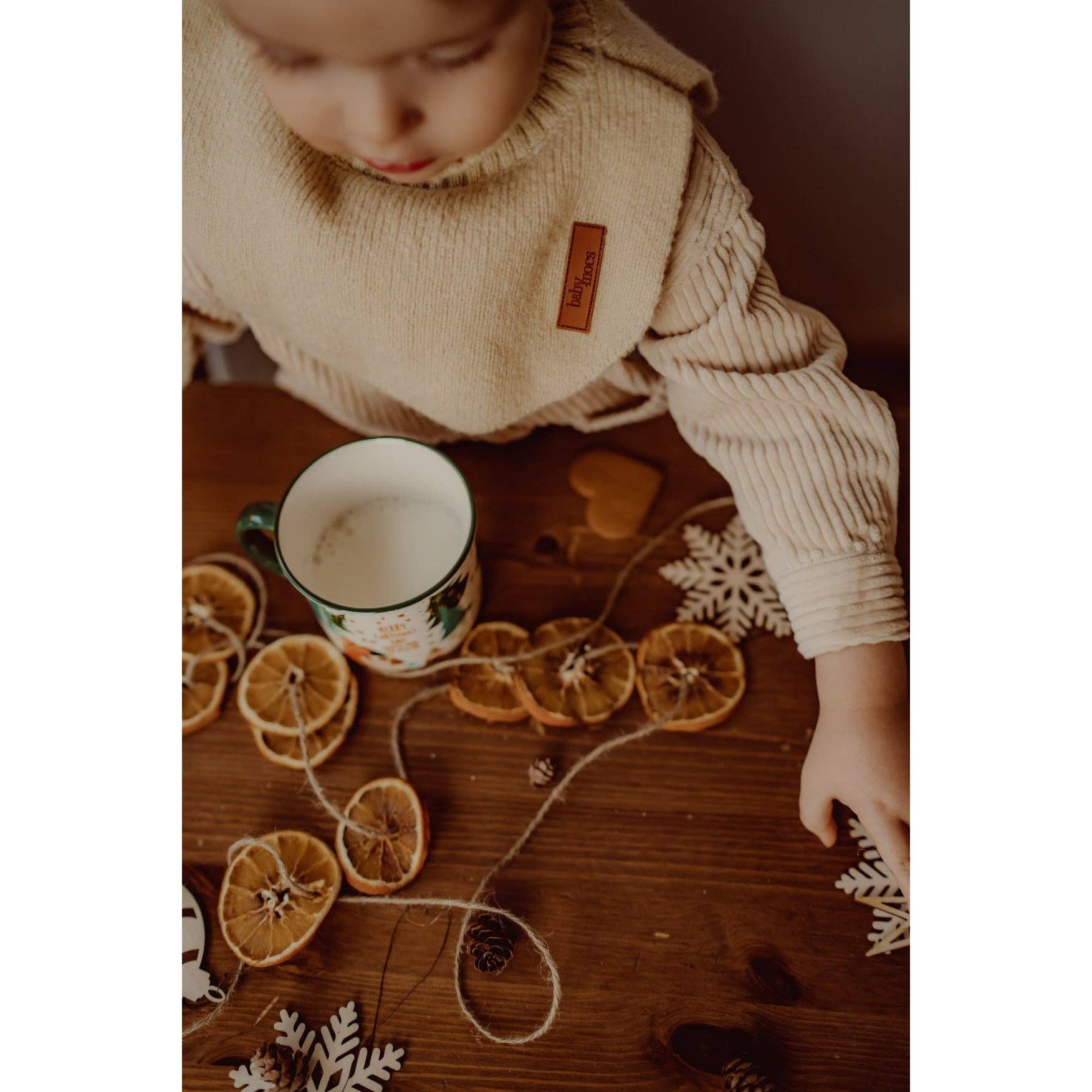 Halsschmeichler aus Bio-Baumwolle Kind - karamell BabyMocs