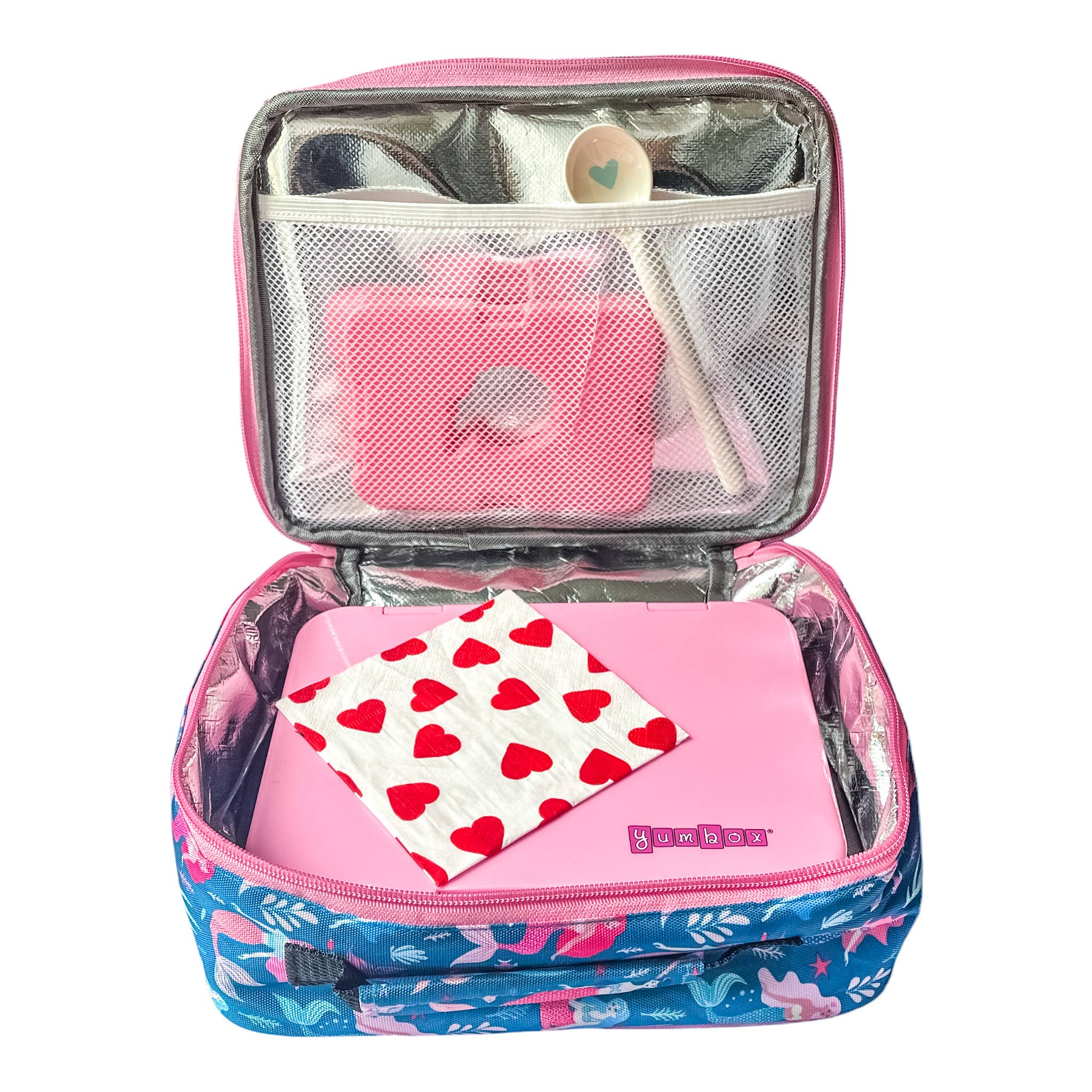 Yumbox Prêt — Bento aus wasserdichtem Edelstahl — Versailles Pink Yumbox