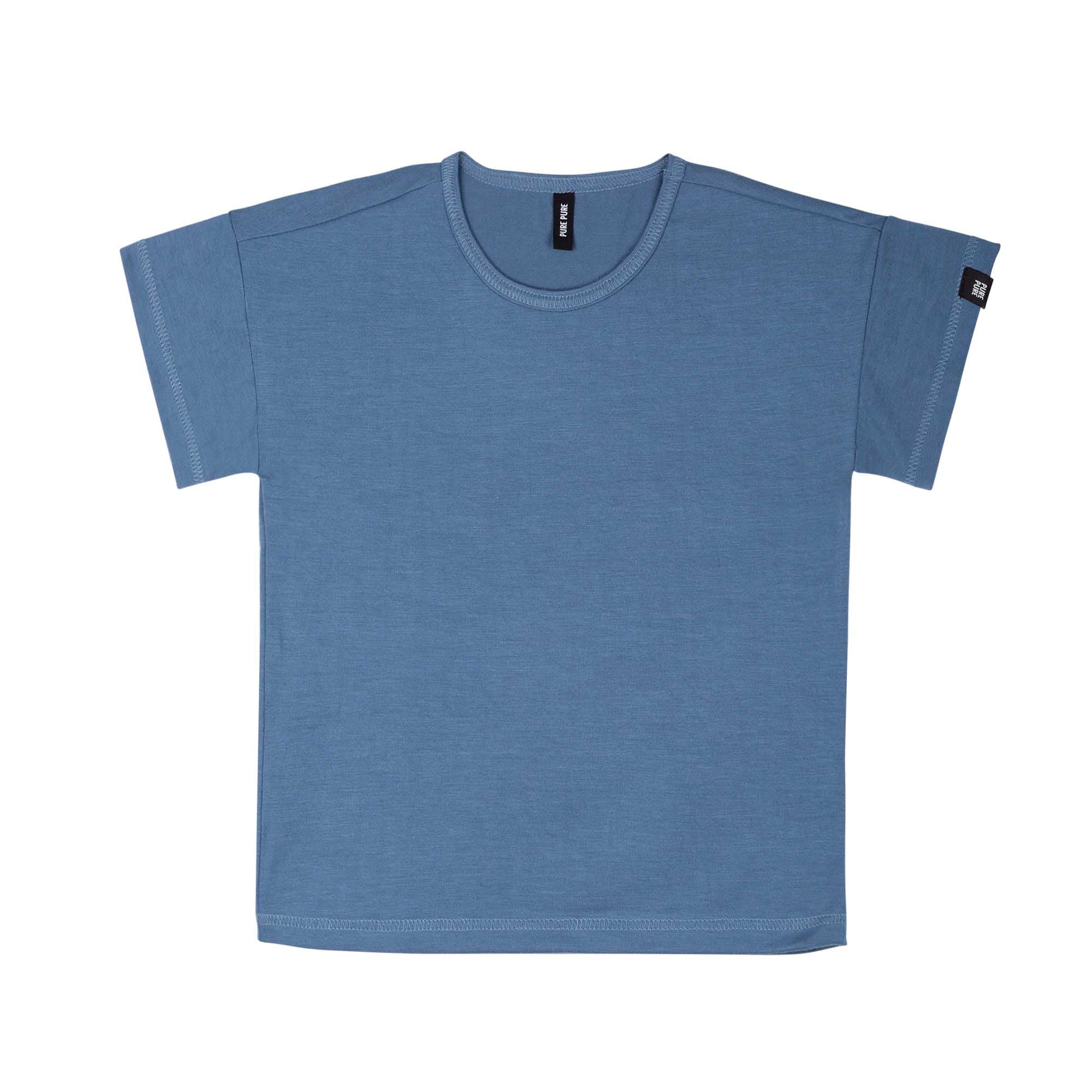 PurePure Tencel Kids Shirt - denim purepure