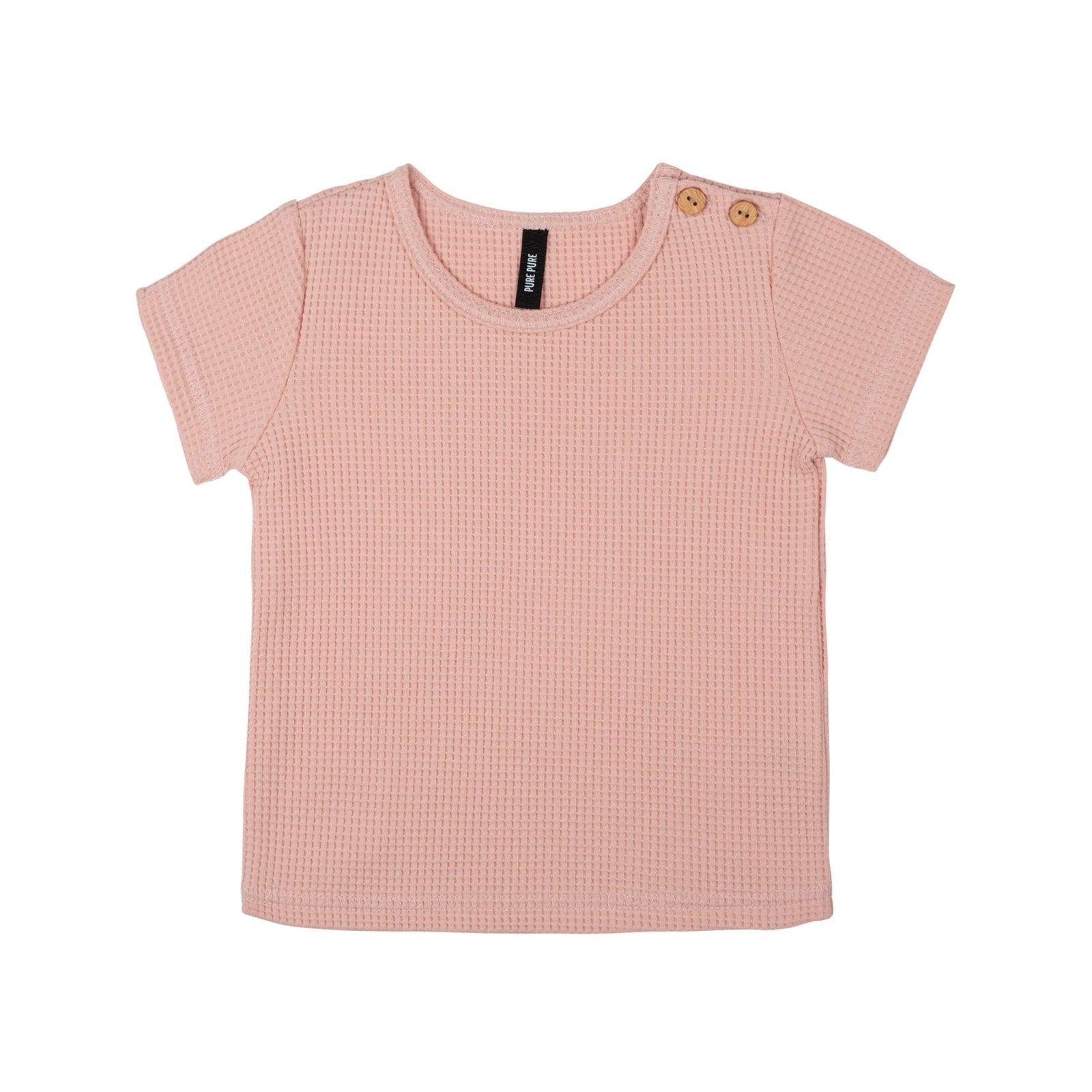PurePure Baby Waffle T-Shirt - nude purepure