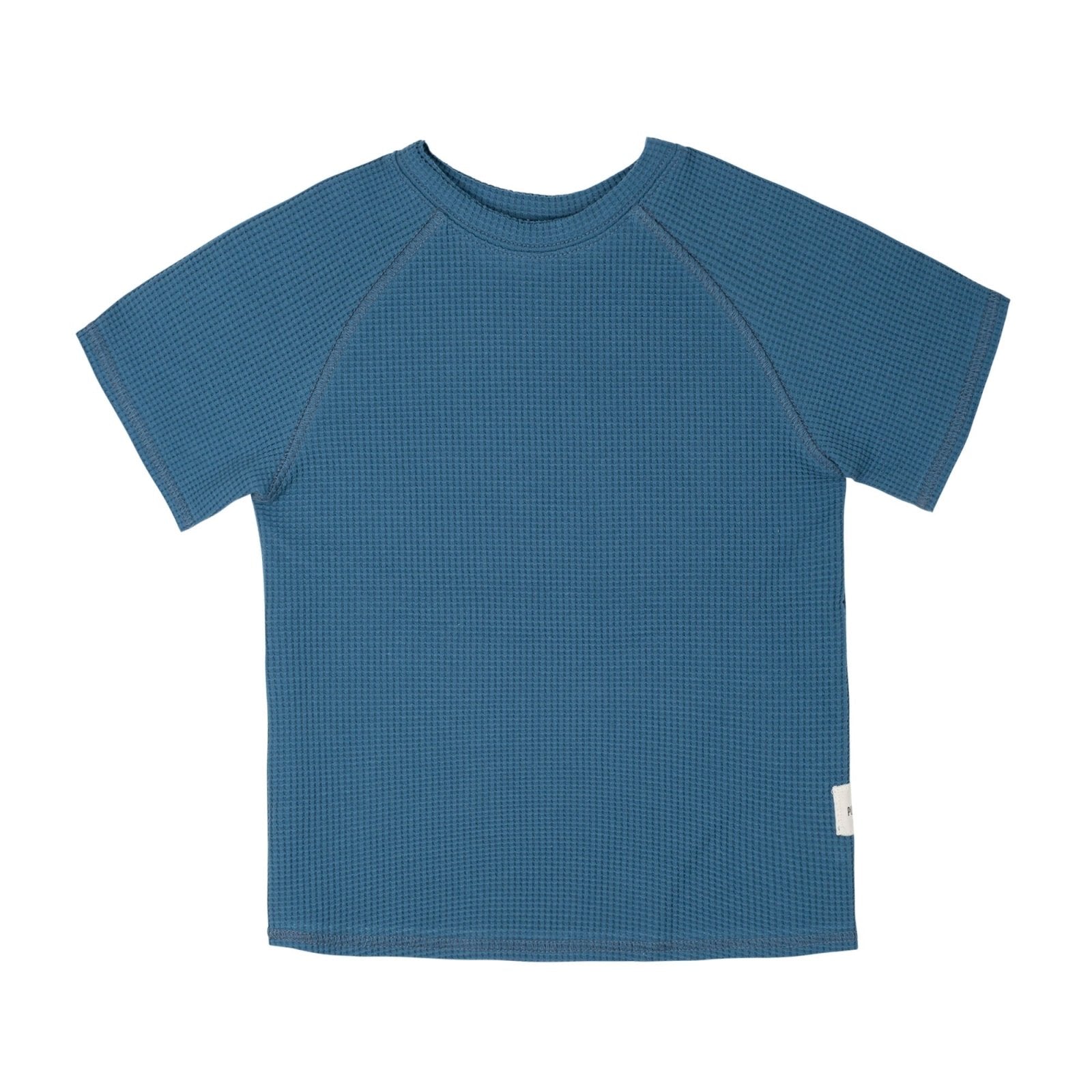 PurePure Waffle T-Shirt - steel-blue purepure