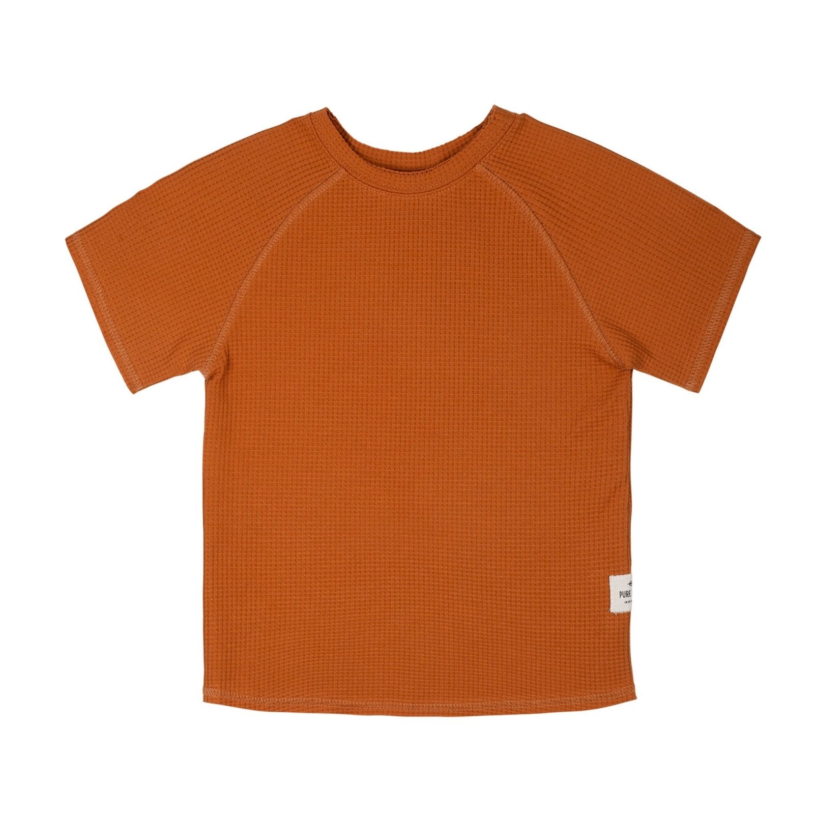 PurePure Waffle T-Shirt - karamell purepure