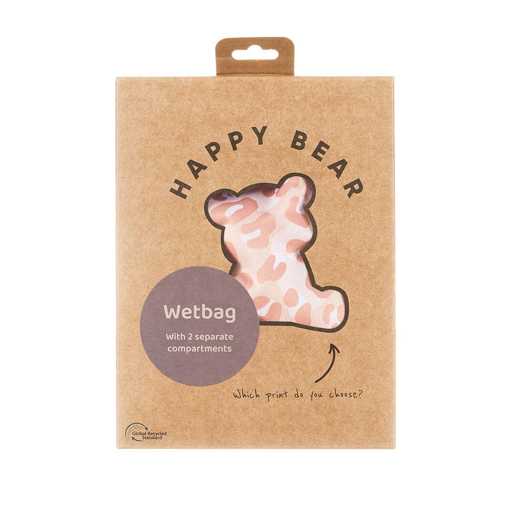 Happy Bear Wetbag | Zwei Fächer | 30x40cm | Roar HappyBear Diapers