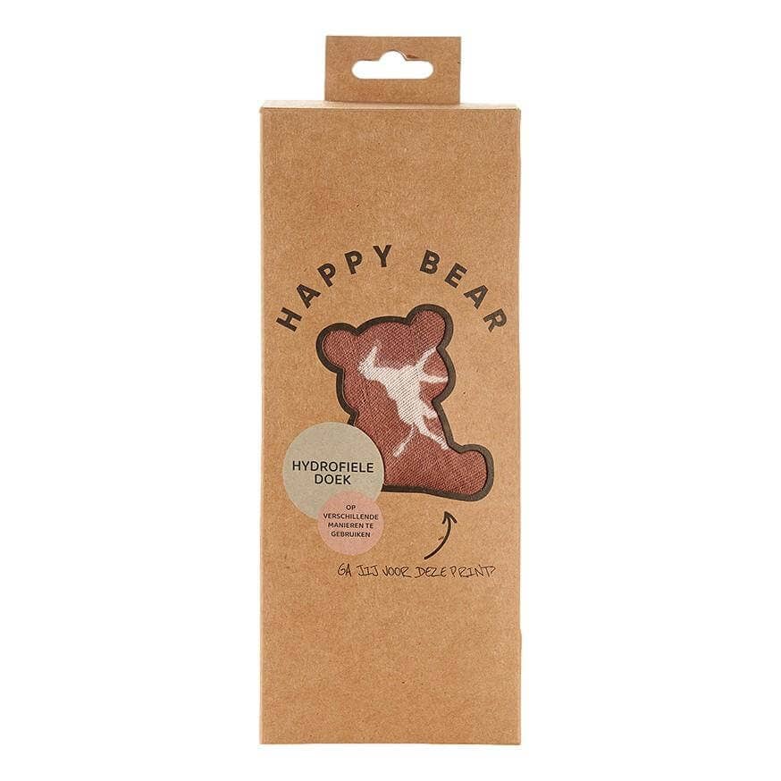 Happy Bear Wickeltuch - hydrophiles Tuch | 120x120cm | Savanna HappyBear Diapers