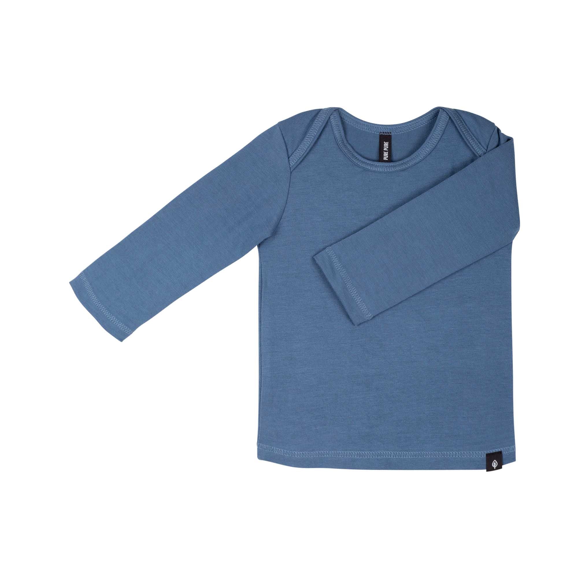 PurePure Tencel Baby Langarm-Shirt - denim purepure