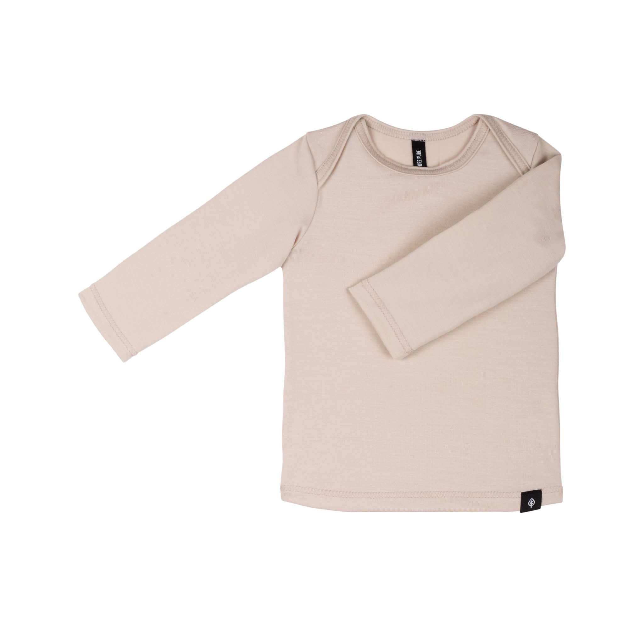 PurePure Tencel Baby Langarm-Shirt - Oat purepure