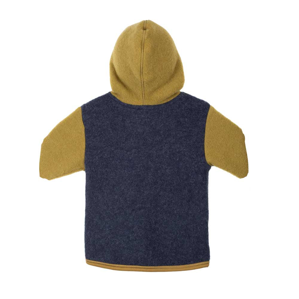 Pure Pure Woll-Fleece-Jacke - marine purepure