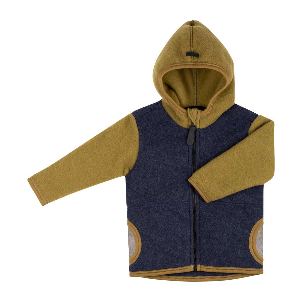 Pure Pure Woll-Fleece-Jacke - marine purepure