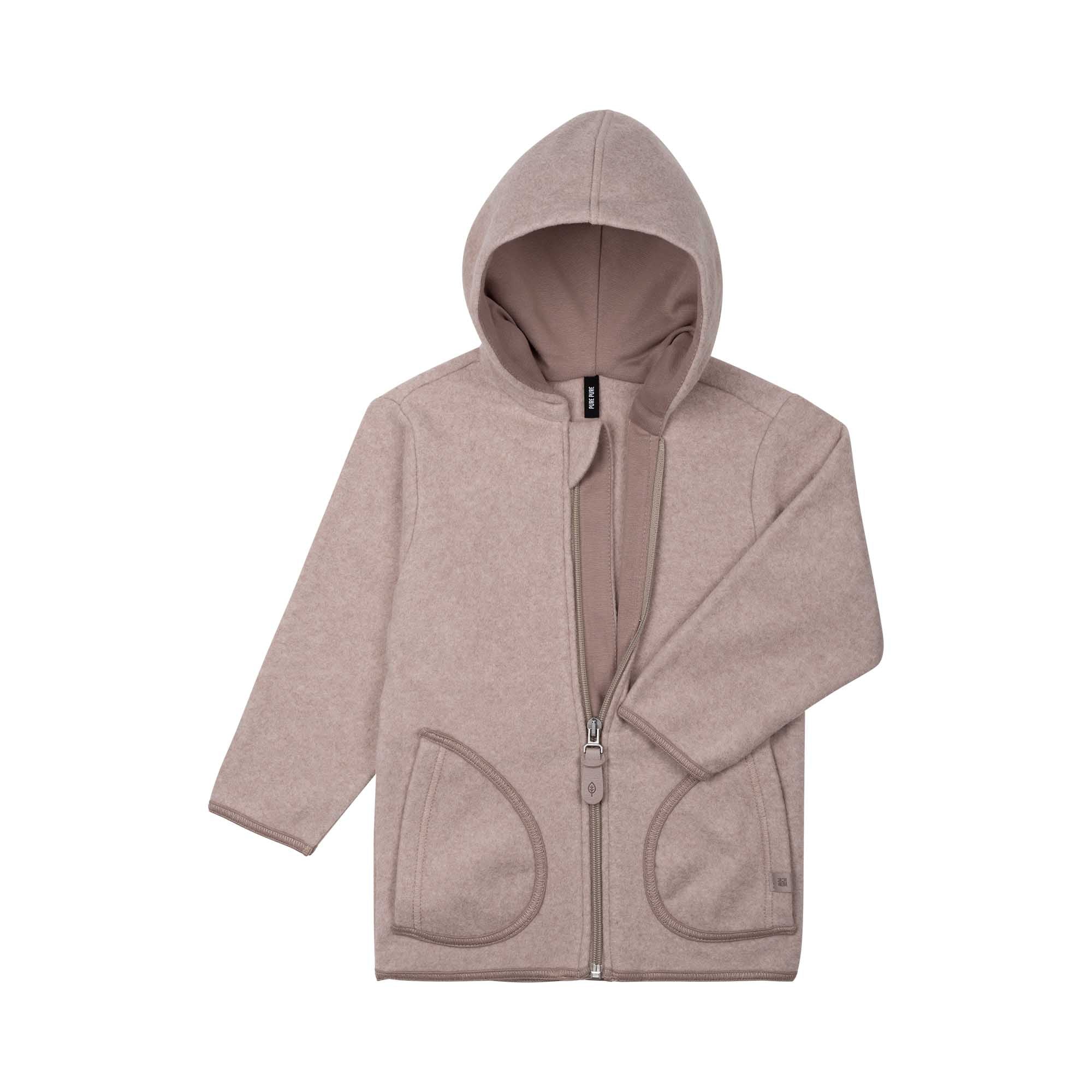 PurePure Baumwoll Fleecejacke - kaschmir purepure
