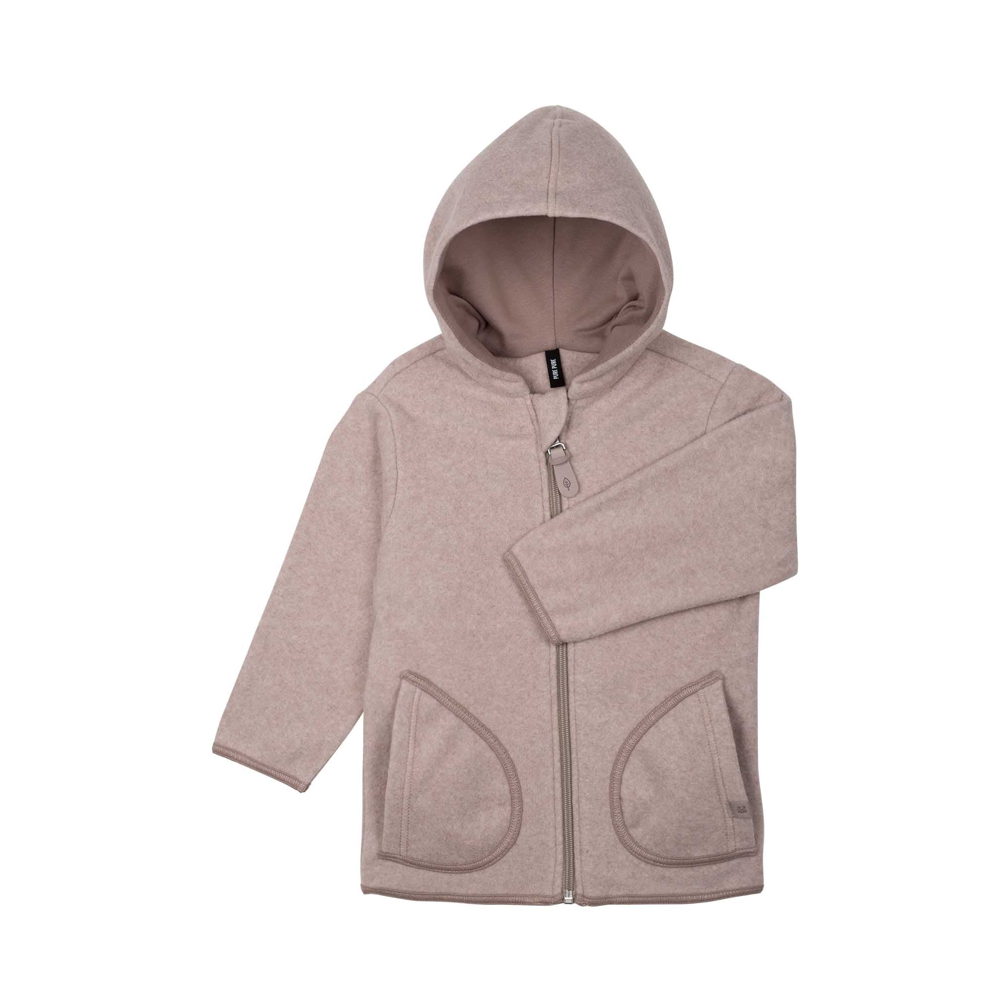 PurePure Baumwoll Fleecejacke - kaschmir purepure