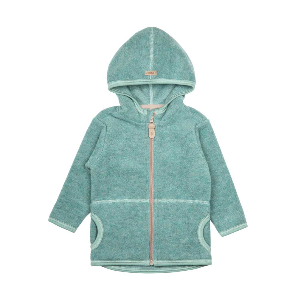 Pure Pure Woll-Fleece-Jacke - jade purepure