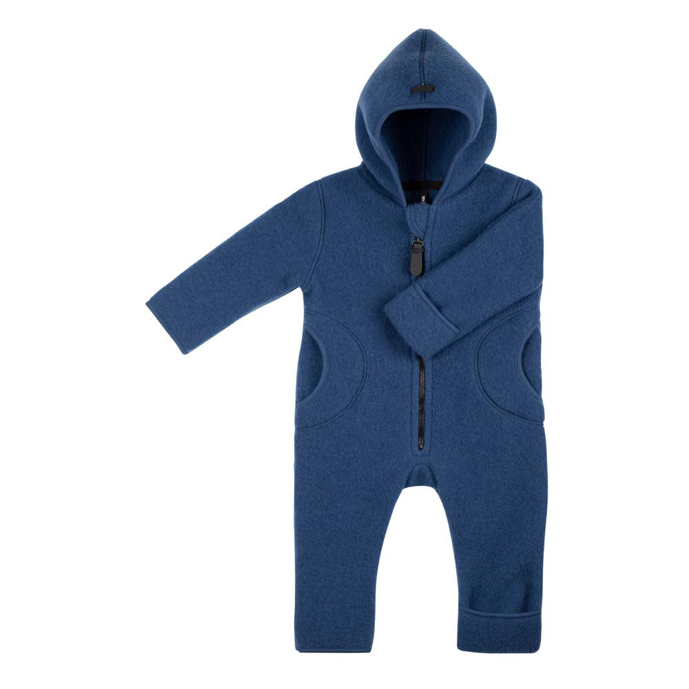 Pure Pure Woll-Fleece-Overall - Dark Denim purepure