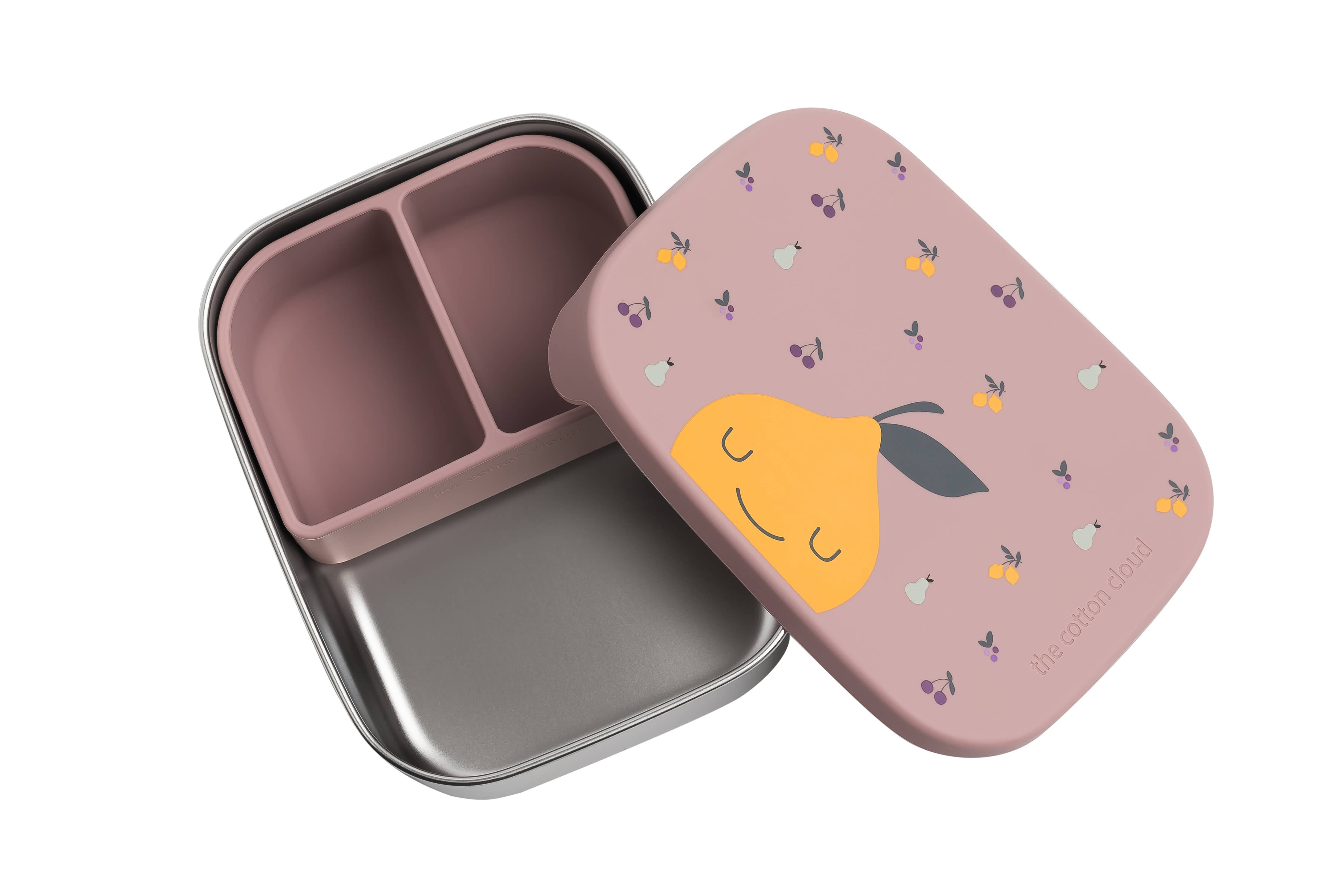LUNCHBOX AUS EDELSTAHL MIT Fächern FÜR KINDER Fruity the cotton cloud