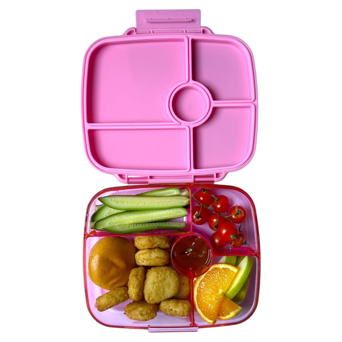 Yumbox Go - Auslaufsichere Bento-Box 5 Fächer Tiefe Lunchbox: Oslo Blue Yumbox