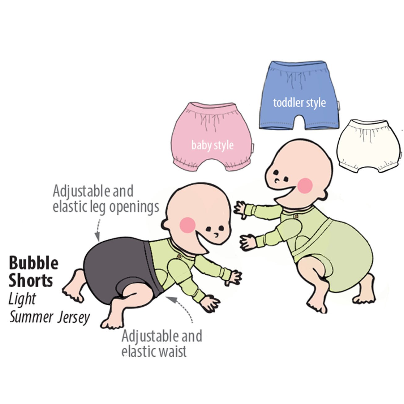 ManyMonths Bubble Shorts Hanf - Angel Turqoise ManyMonths
