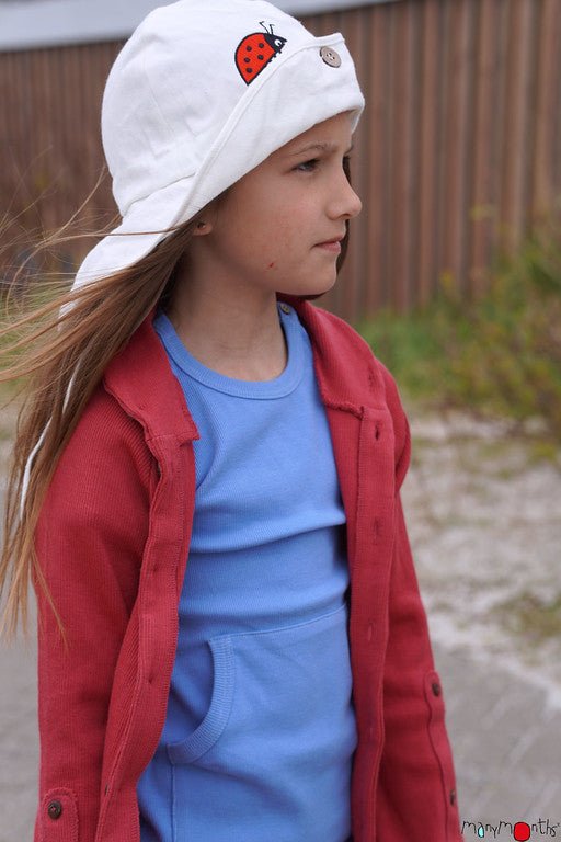 ManyMonths Summer Hat Eco Hanf - Natural Ladybug ManyMonths