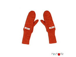 Manymonths Woll-Handschuhe, Long Cuff Mittens - Red Canyon ManyMonths