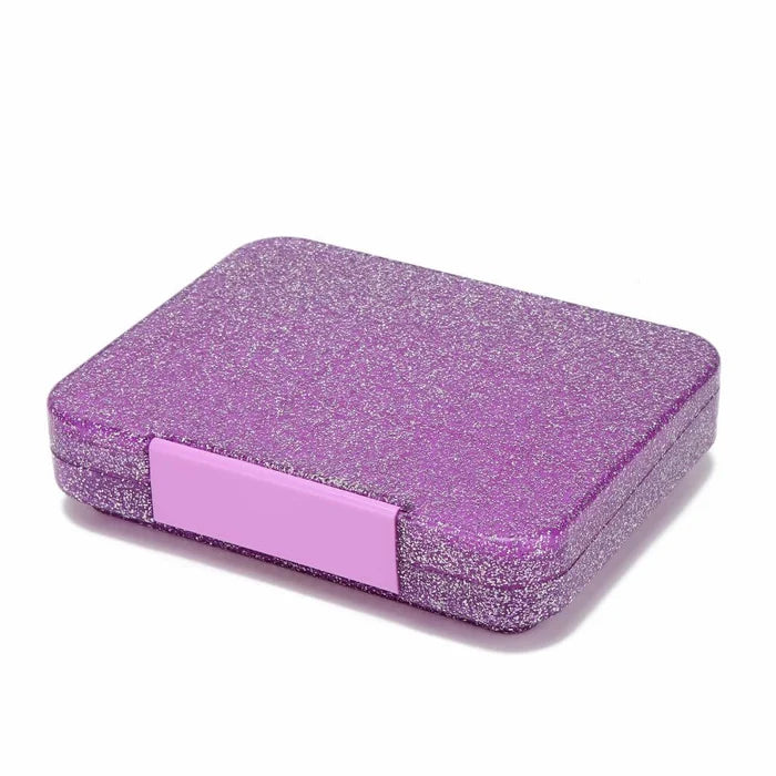 Snack-Grösse Bento-Lunchbox - Prinzessin Lila Glitzer-Edition